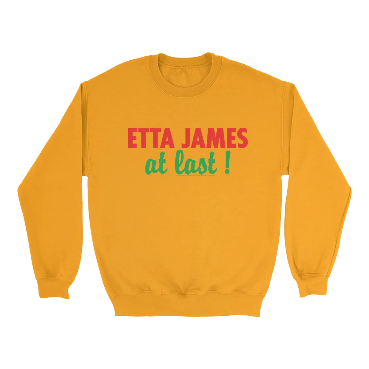 Etta James Sweatshirt | At Last Album Logo Etta James Sweatshirt