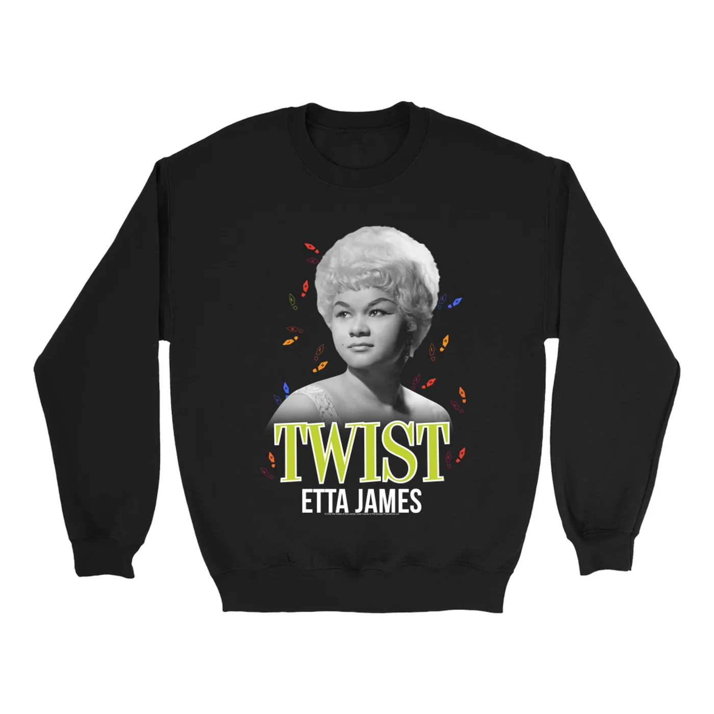 Etta James Sweatshirt | Twist Album Design Etta James Sweatshirt