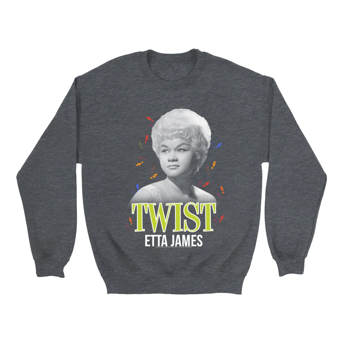 Etta James Sweatshirt | Twist Album Design Etta James Sweatshirt