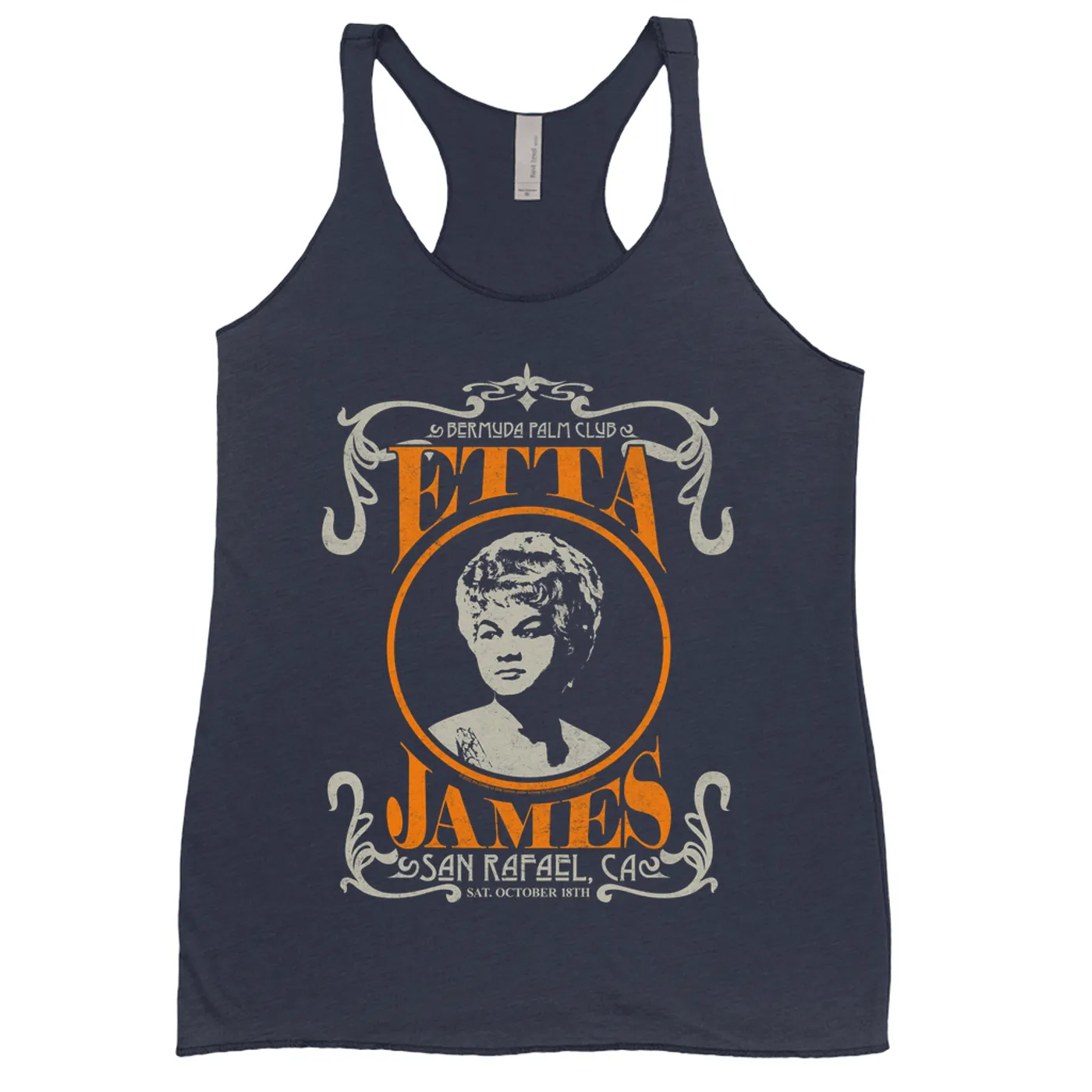 Etta James Ladies' Tank Top | Bermuda Palm Club Performance Etta James Shirt