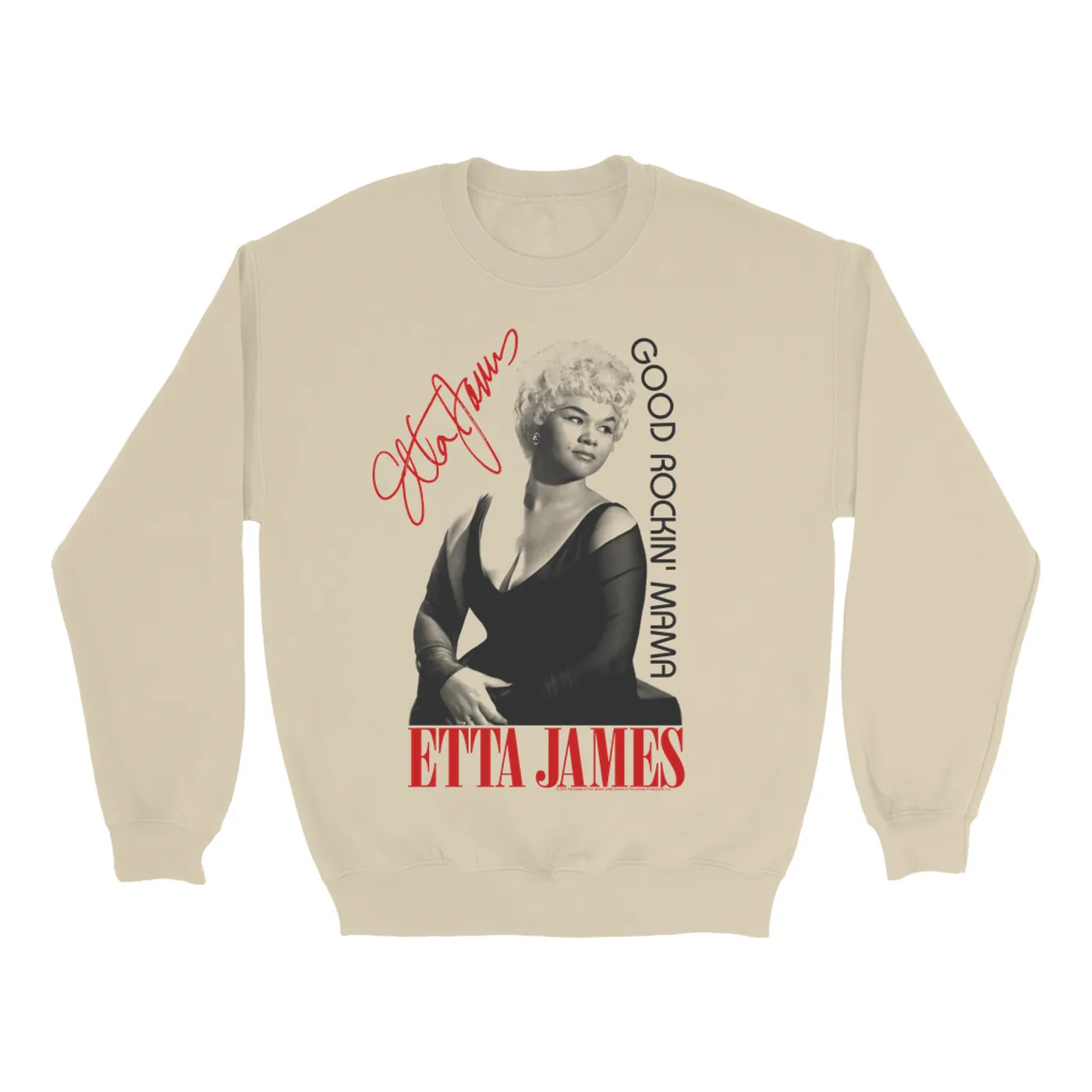 Etta James Sweatshirt | 1965 Good Rockin' Mama With Signature Etta James Sweatshirt