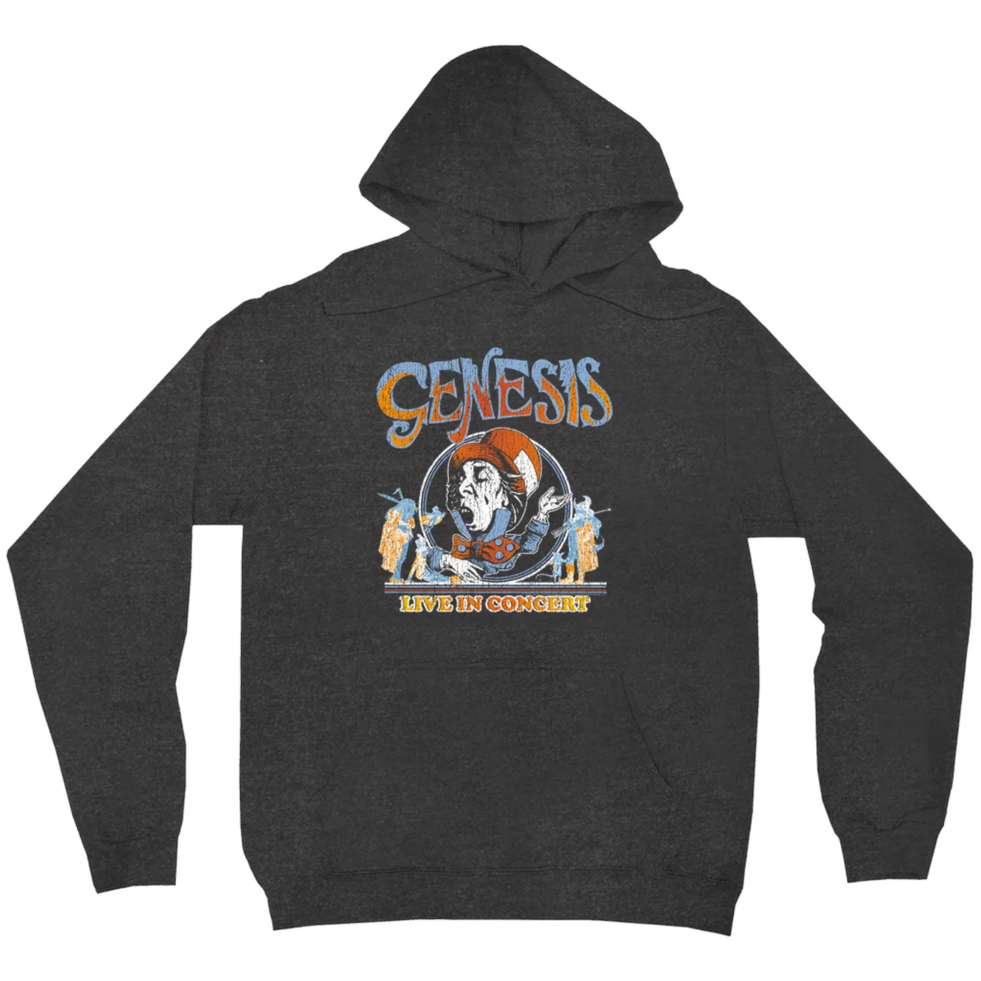 Genesis Hoodie | Mad Hatter Concert Tour Distressed Genesis Hoodie