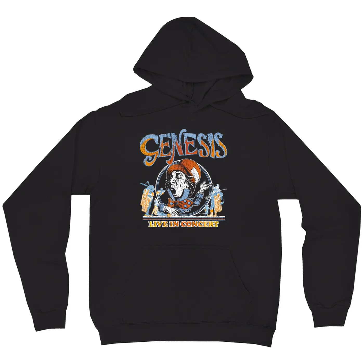 Genesis Hoodie | Mad Hatter Concert Tour Distressed Genesis Hoodie