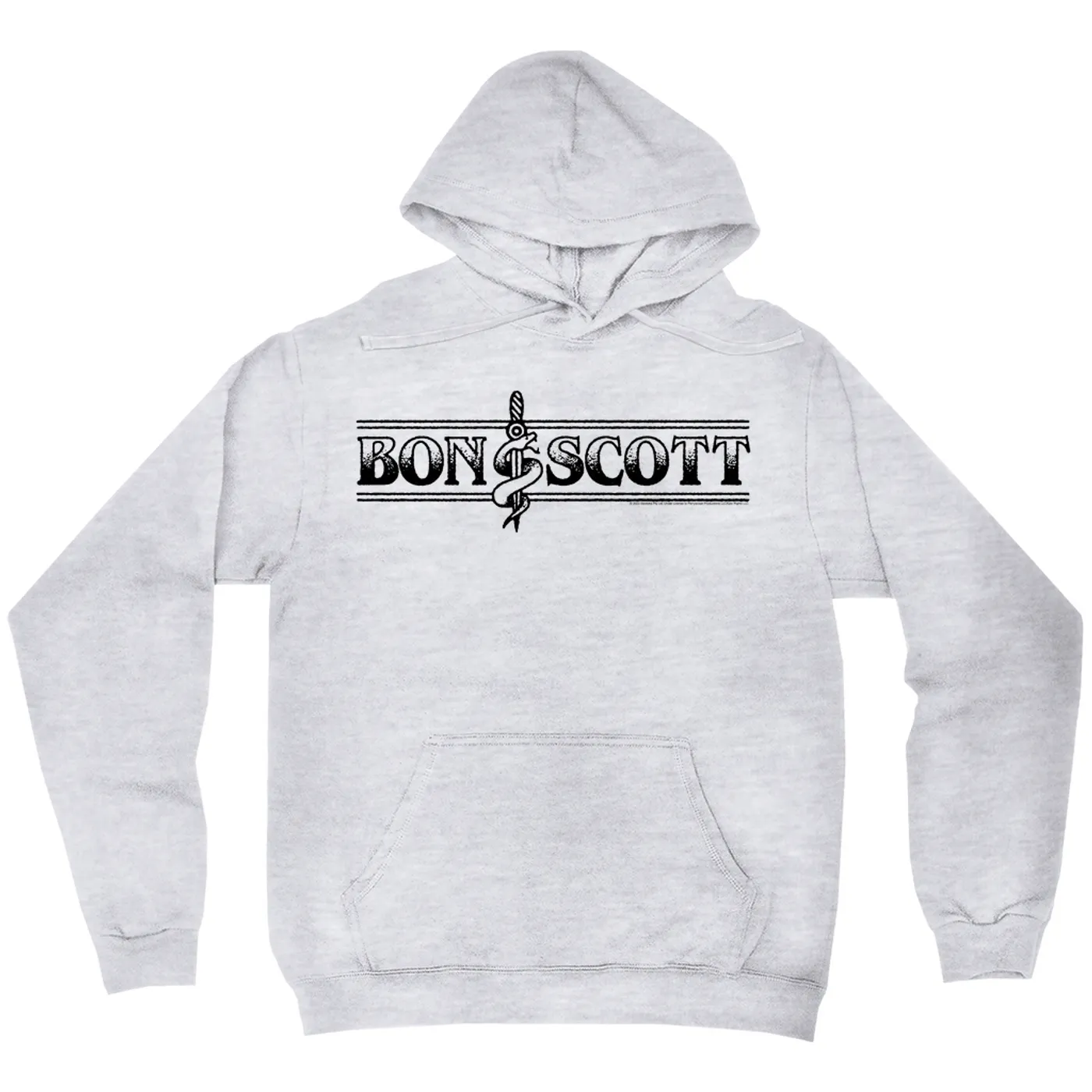Bon Scott Hoodie | Bon Dagger And Snake Sailor Style Bon Scott Hoodie