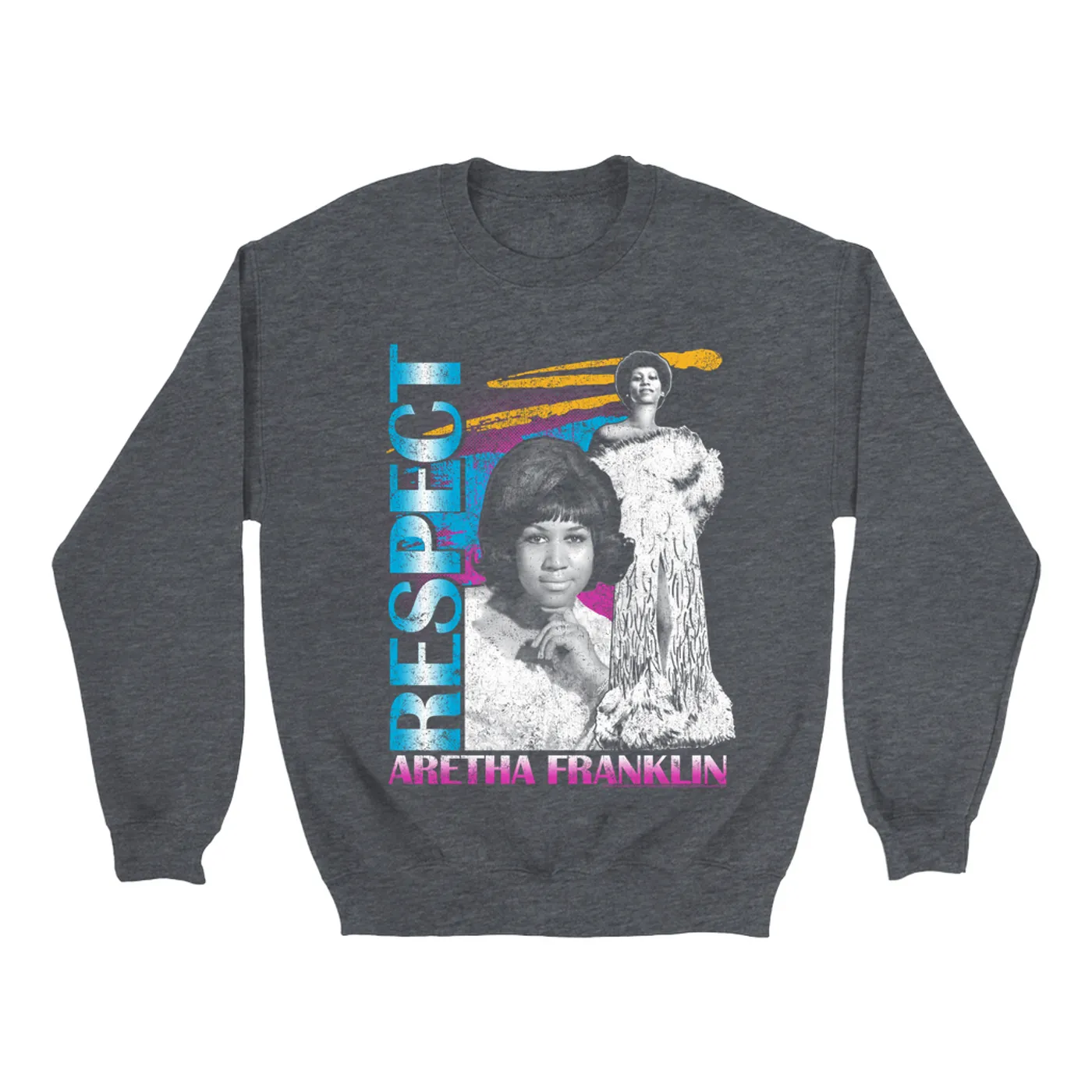 Aretha Franklin Sweatshirt | Respect Pop Art Collage Aretha Franklin Sweatshirt