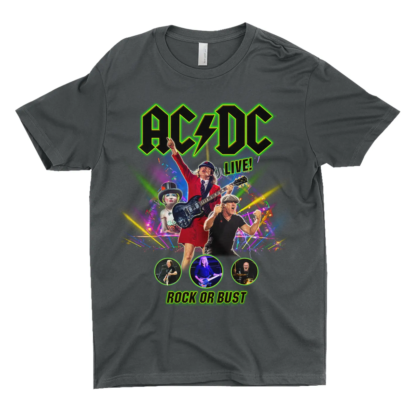 AC/DC T-Shirt | Rock Or Bust LIVE! ACDC Shirt