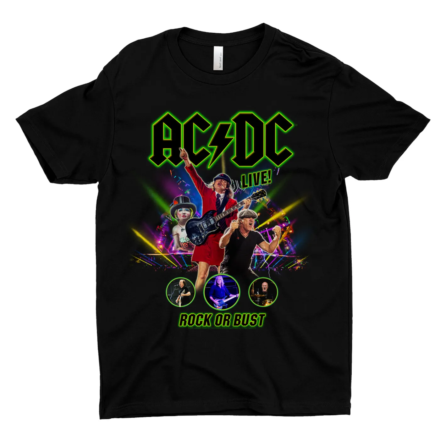 AC/DC T-Shirt | Rock Or Bust LIVE! ACDC Shirt
