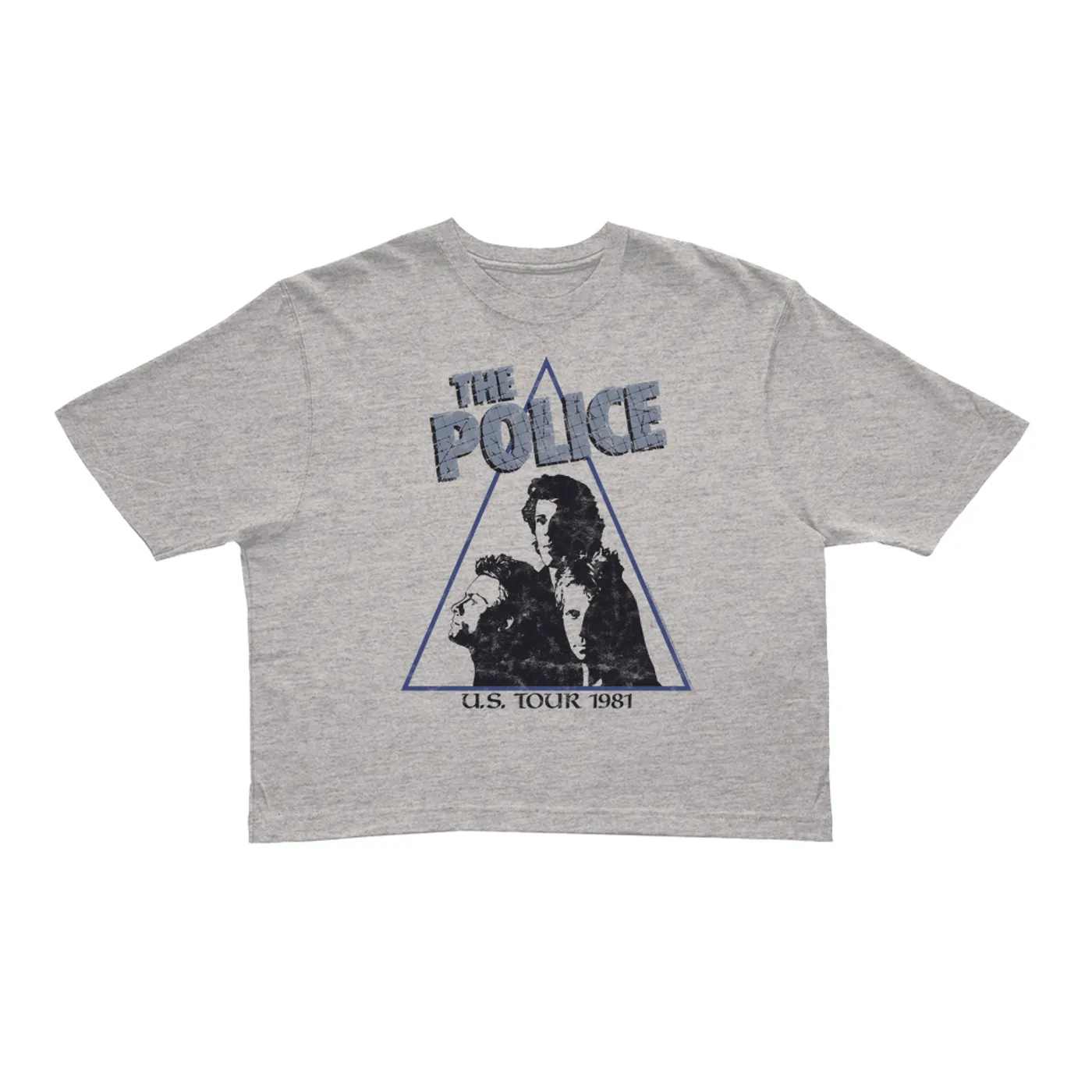 The Police Ladies' Crop Tee | Zenyatta Mondatta 1981 U.S. Tour (Merchbar Exclusive) The Police Crop T-shirt