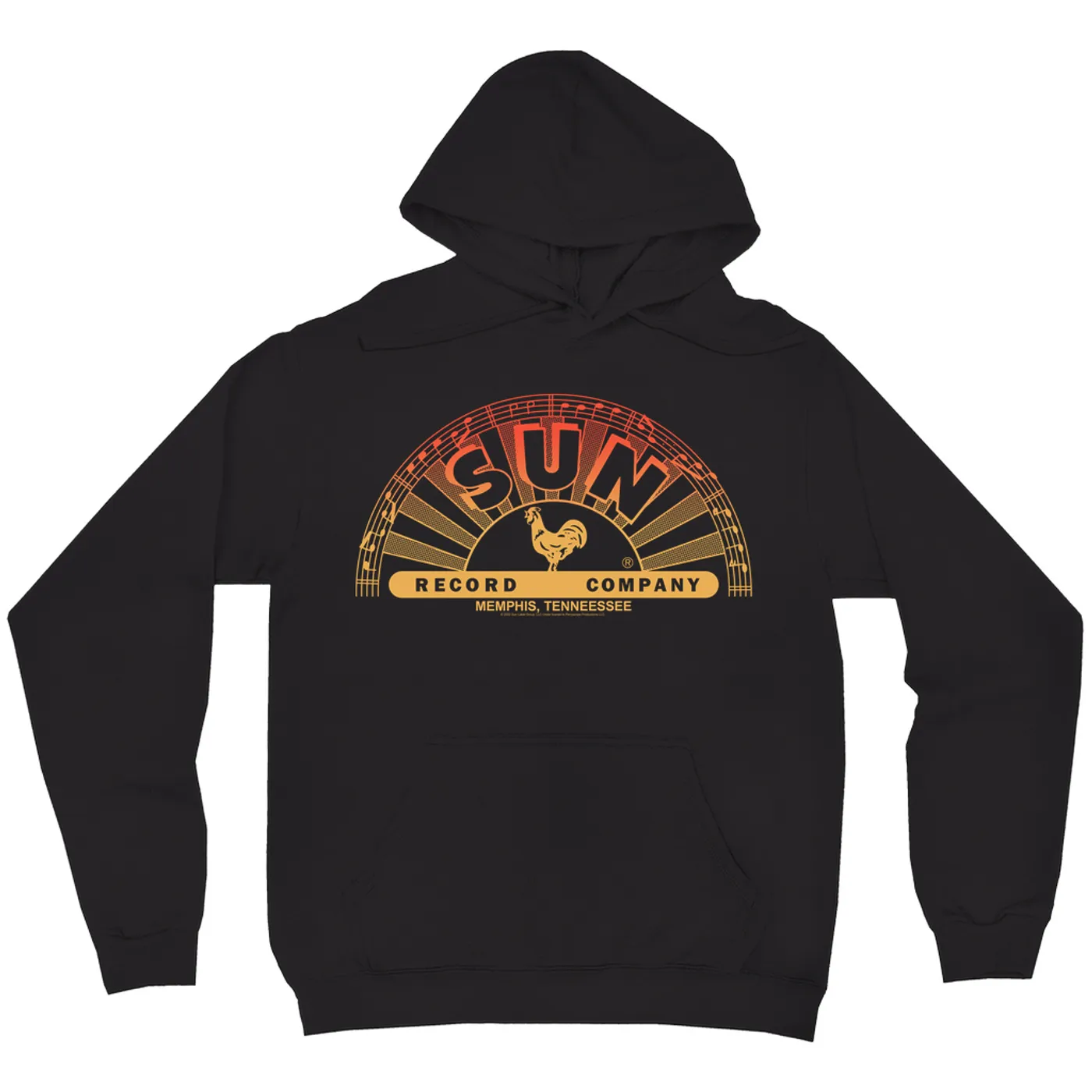 Sun Records Hoodie | Red Ombre Logo Sun Records Hoodie