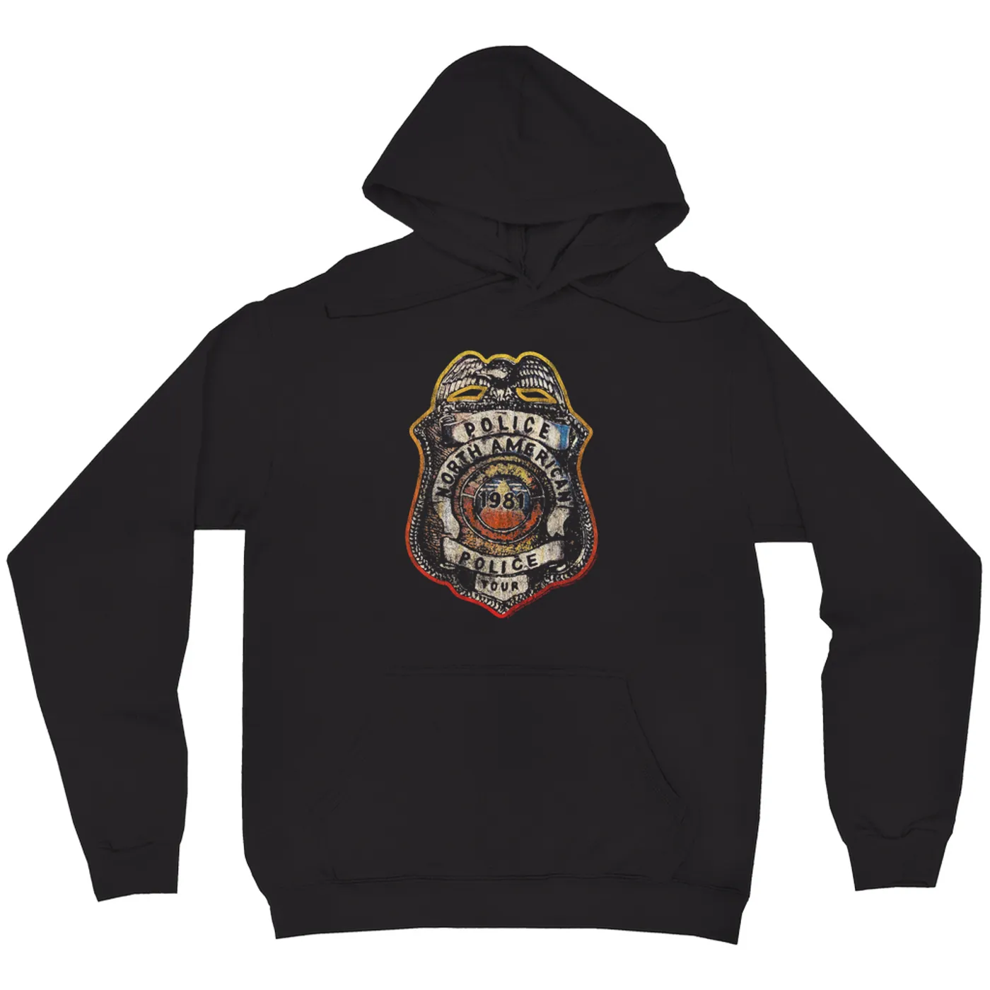 The Police Hoodie | North American Tour Police Badge (Merchbar Exclusive) The Police Hoodie