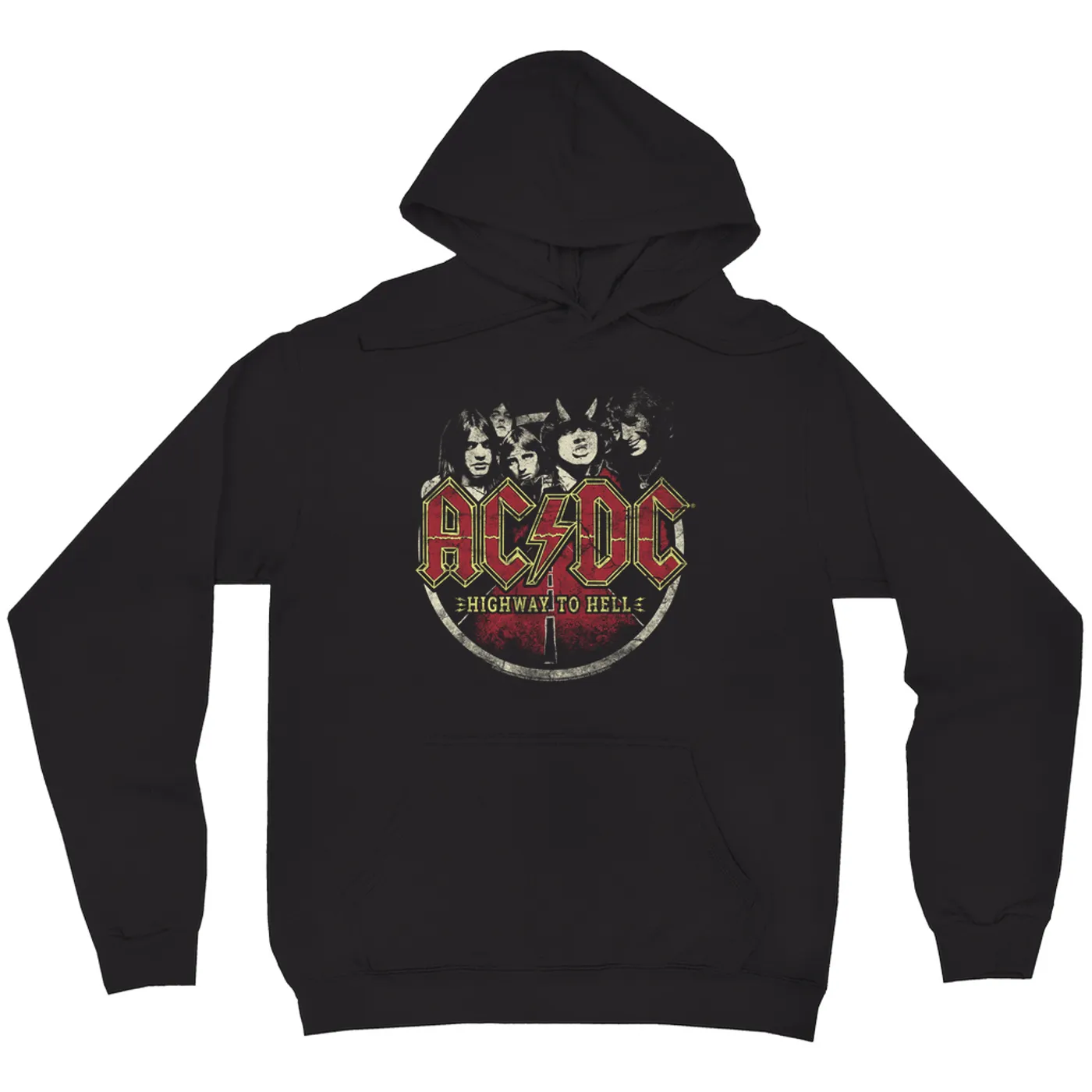 AC/DC Hoodie | Highway to Hell On The Road Distressed ACDC Hoodie