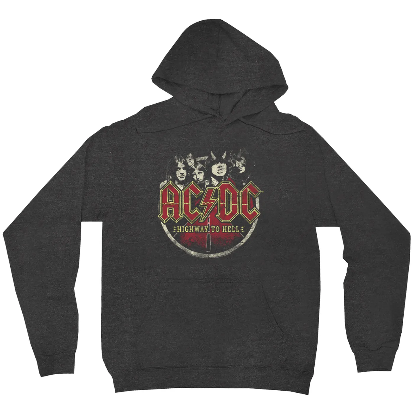 AC/DC Hoodie | Highway to Hell On The Road Distressed ACDC Hoodie