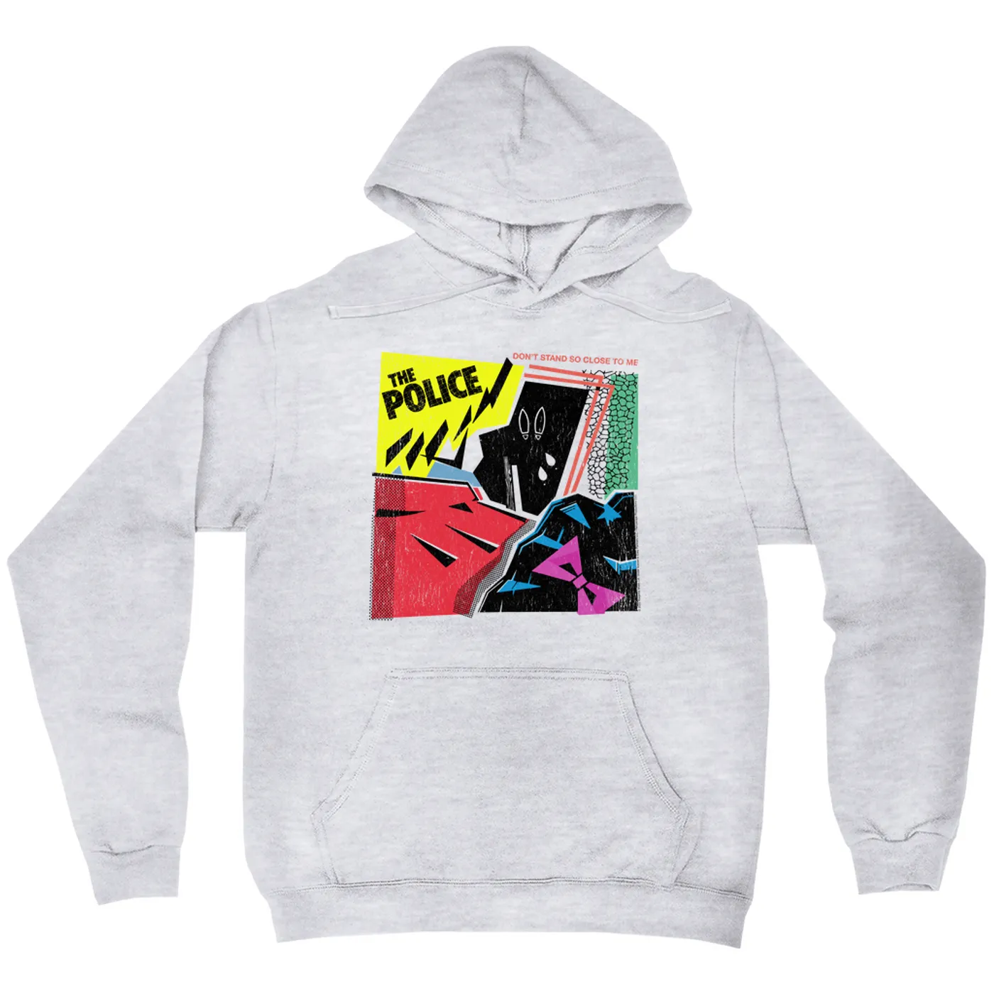 The Police Hoodie | Don't Stand So Close To Me Album Image Distressed The Police Hoodie