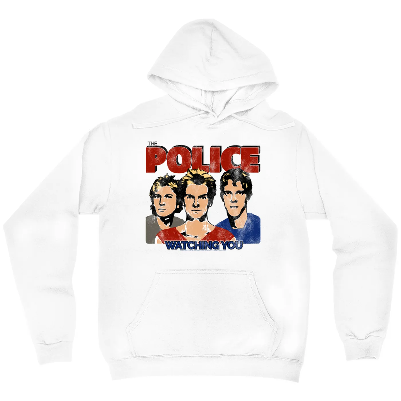 The Police Hoodie | Watching You Single Distressed (Merchbar Exclusive) The Police Hoodie