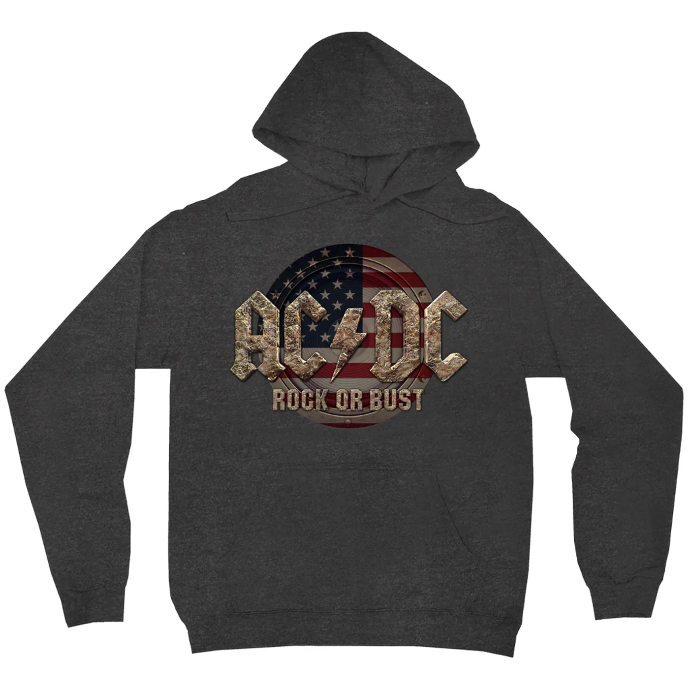 AC/DC Hoodie | Rock Or Bust USA Flag ACDC Hoodie
