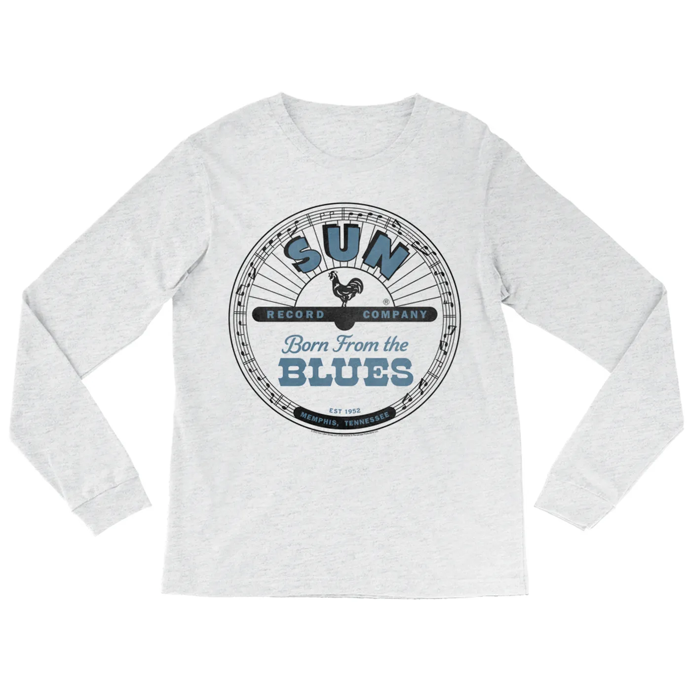 Sun Records Long Sleeve Shirt | Memphis Tennessee Born From The Blues Sun Records Shirt