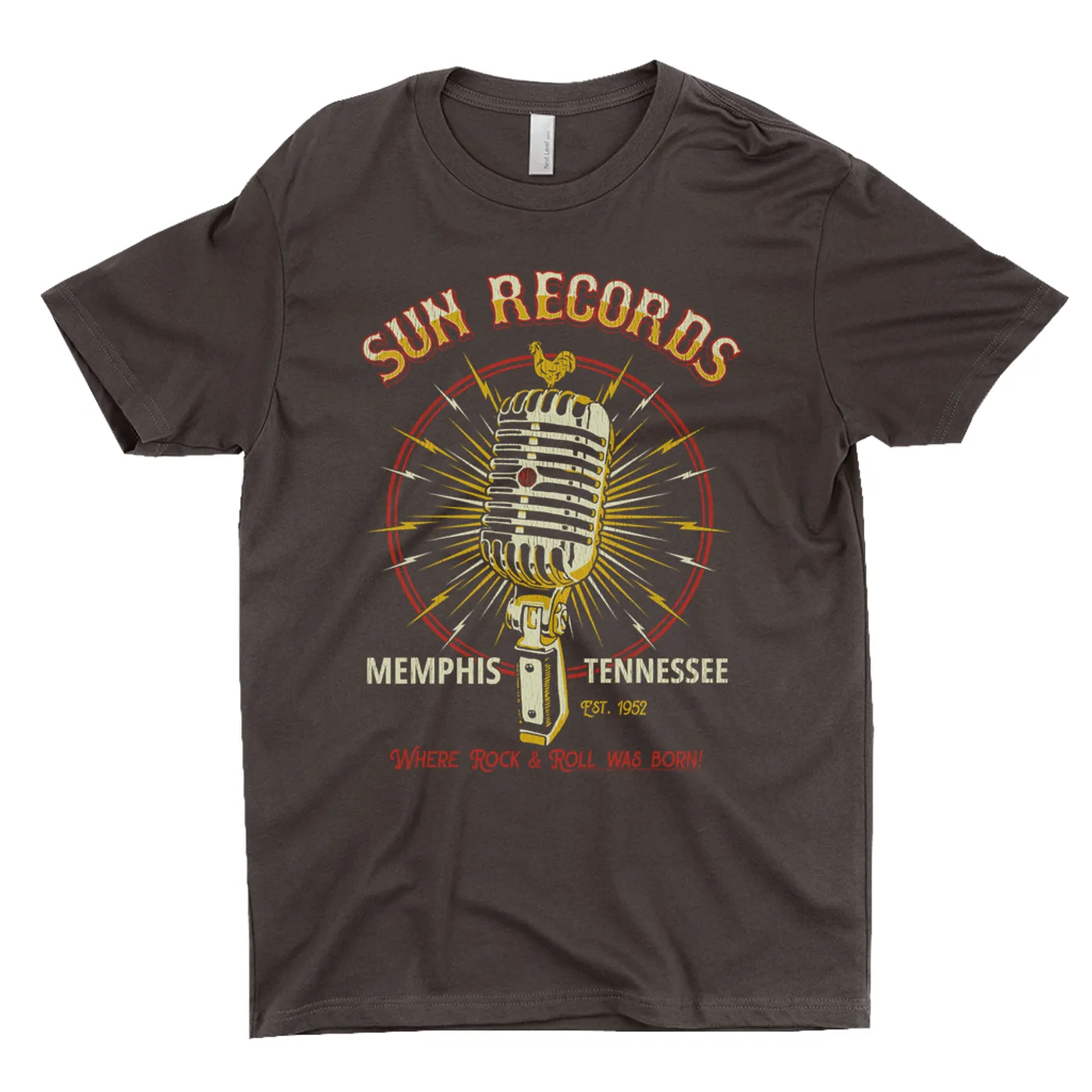 Sun Records T-Shirt | Where Rock n Roll Was Born Microphone Image Sun Records Shirt