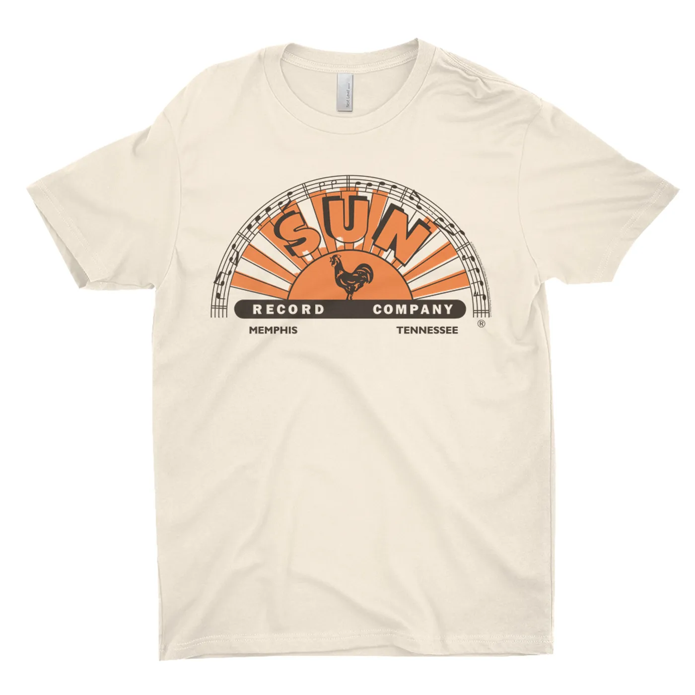 Sun Records T-Shirt | Orange Brown Half Logo Sun Records Shirt