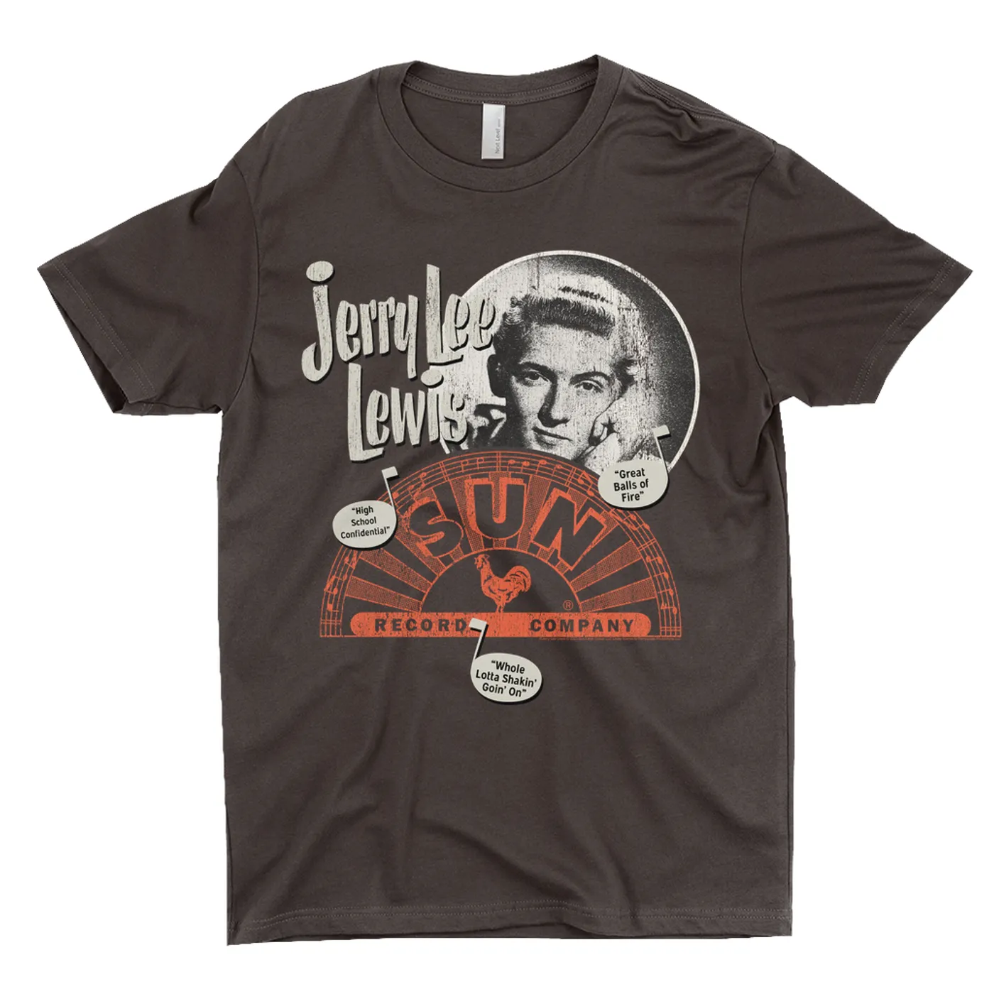 Sun Records T-Shirt | Jerry Lee Lewis Singles Design Sun Records Shirt