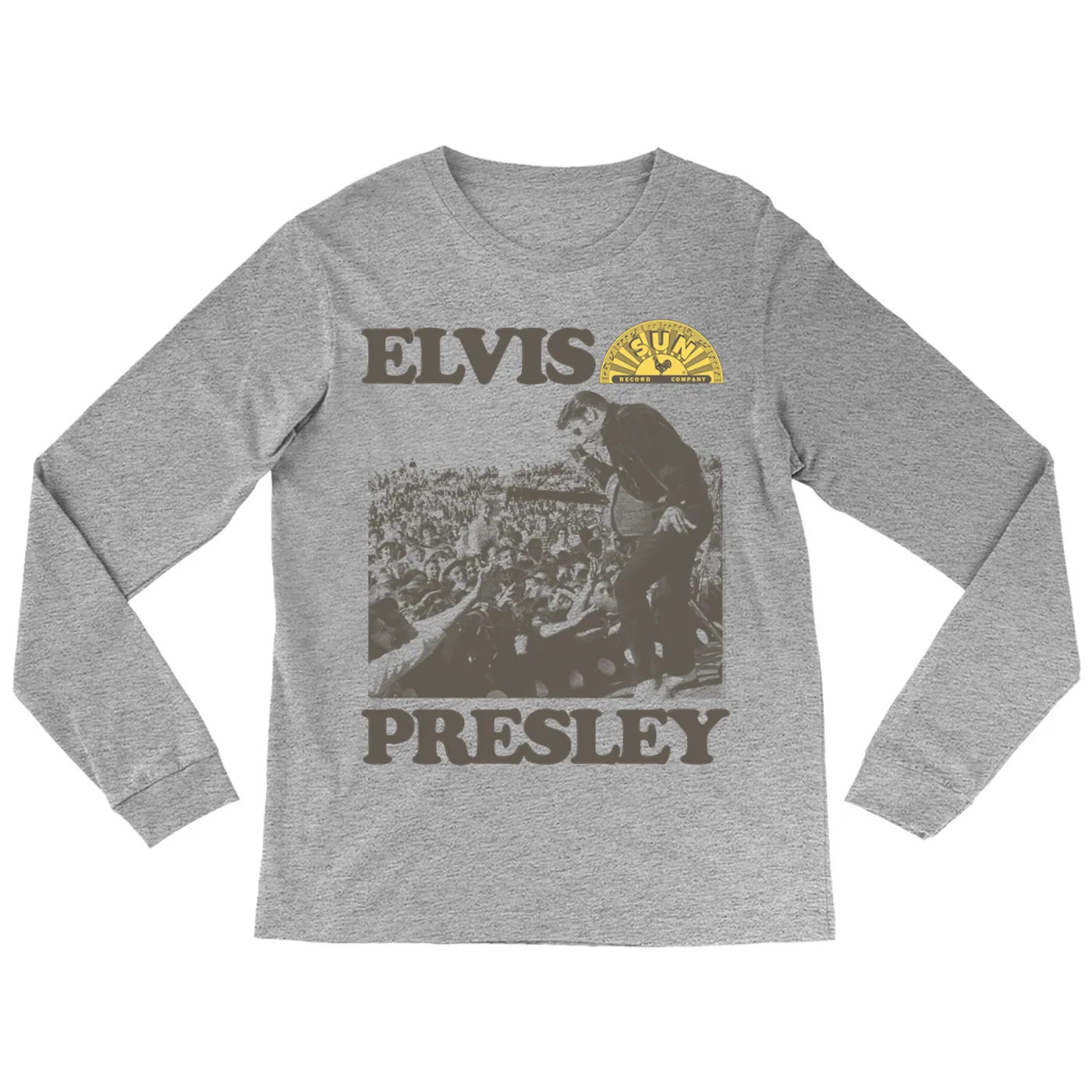 Elvis Presley Sun Records Long Sleeve Shirt | You're a Heartbreaker Live In Concert Sun Records Shirt
