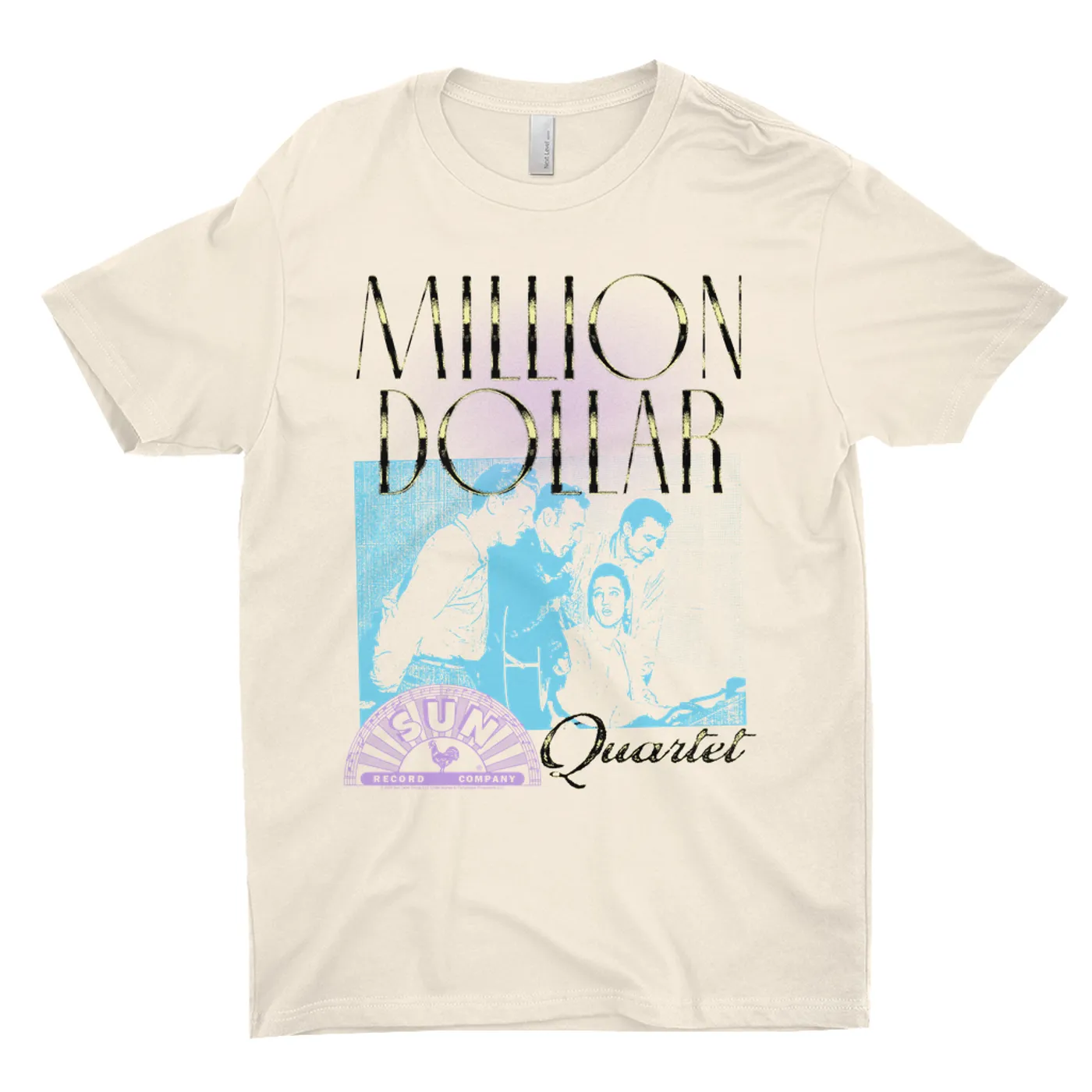 Sun Records T-Shirt | Pastel Million Dollar Quartet Image Sun Records Shirt
