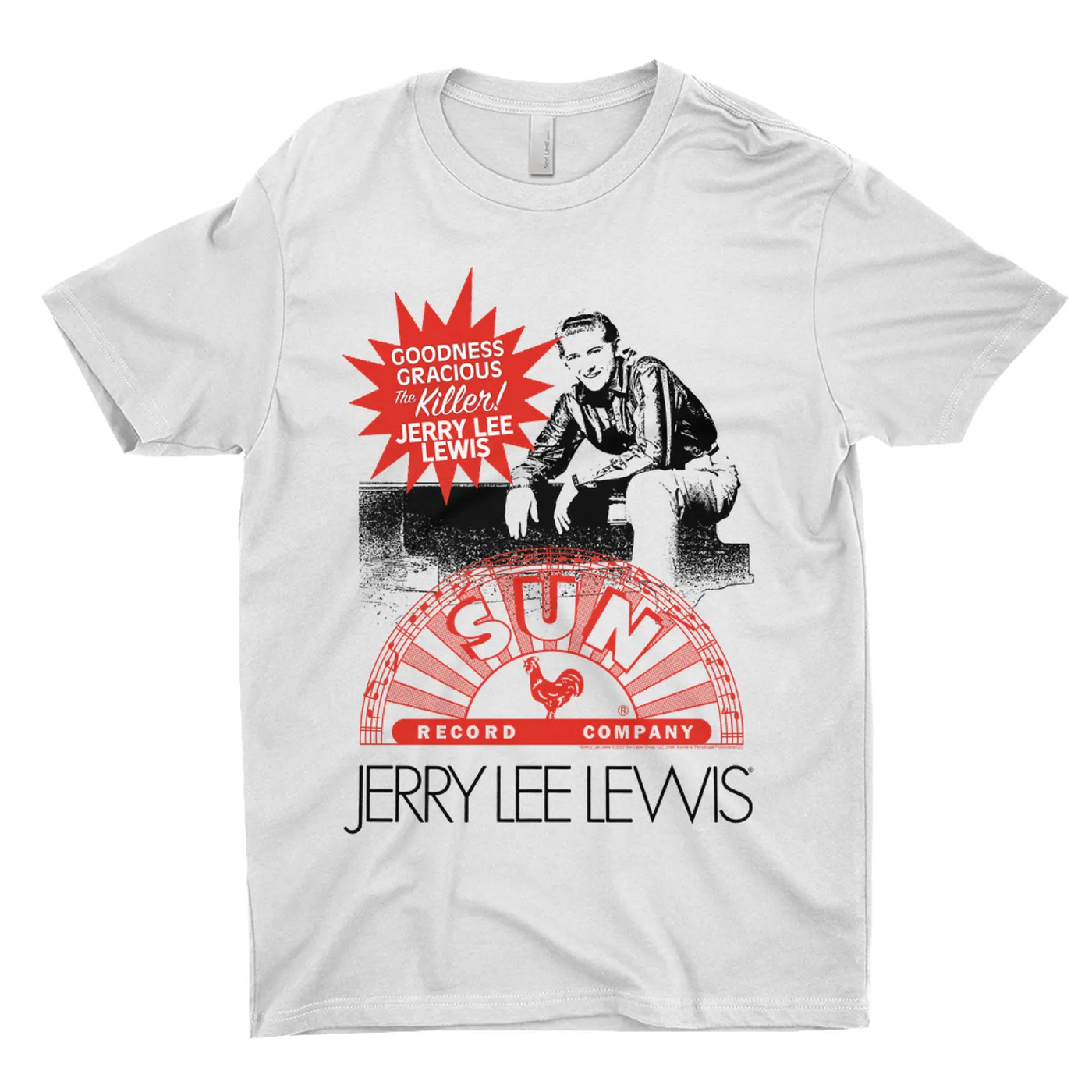 Sun Records T-Shirt | The Killer! Jerry Lee Lewis Sun Records Shirt