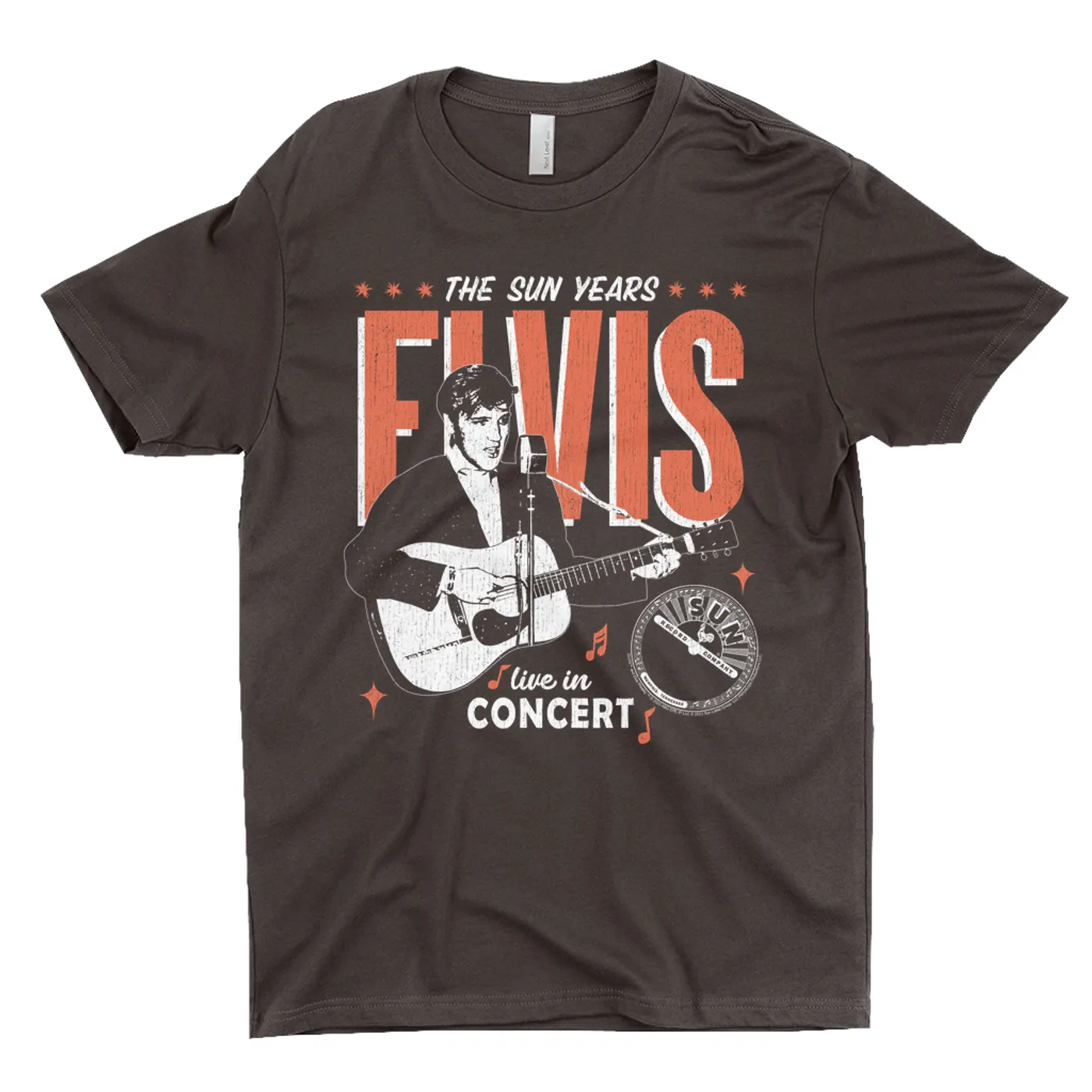 Sun Records T-Shirt | Elvis Presley The Sun Years Live In Concert (Merchbar Exclusive) Sun Records Shirt