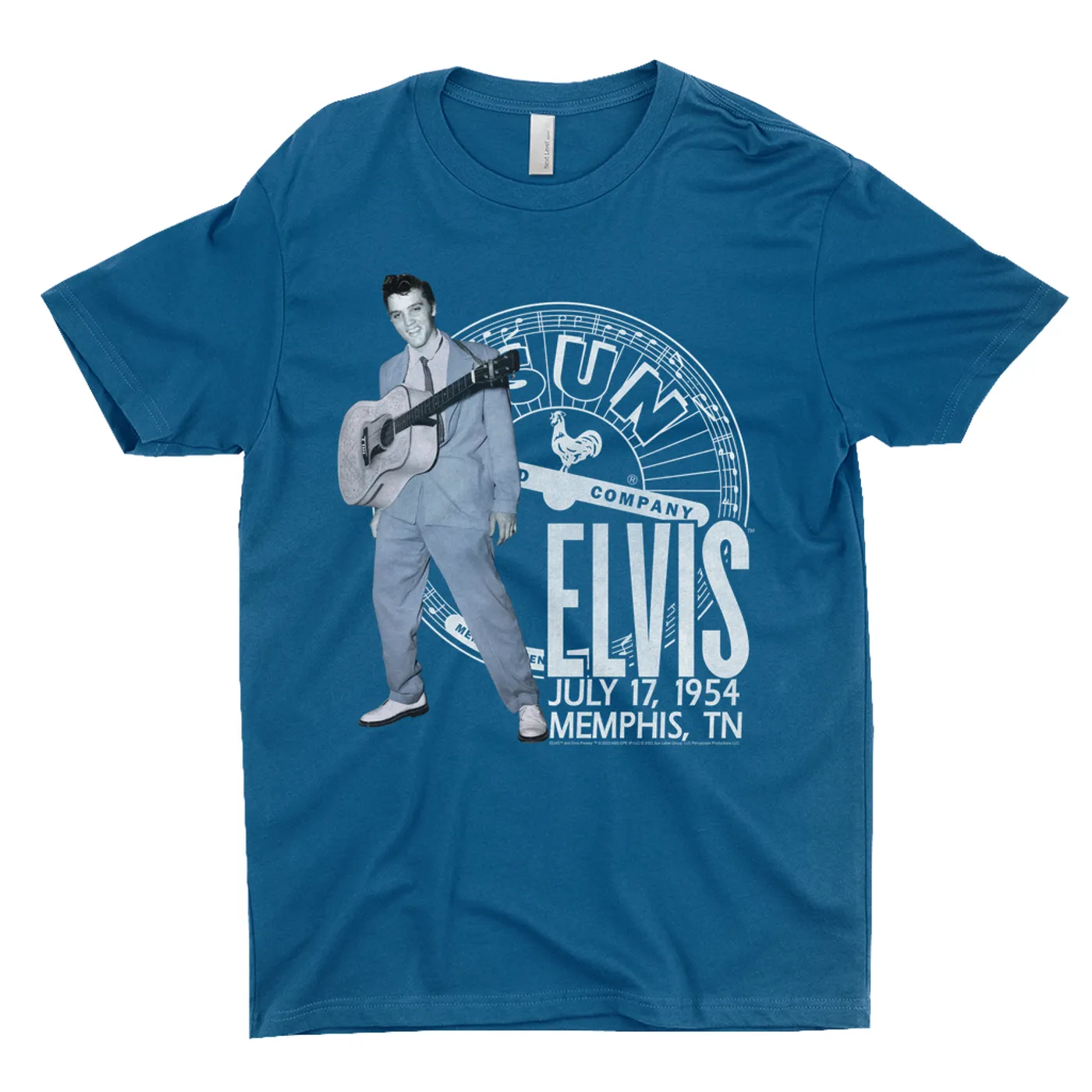 Elvis Presley Sun Records T-Shirt | Live In Concert July 1954 Sun Records Shirt