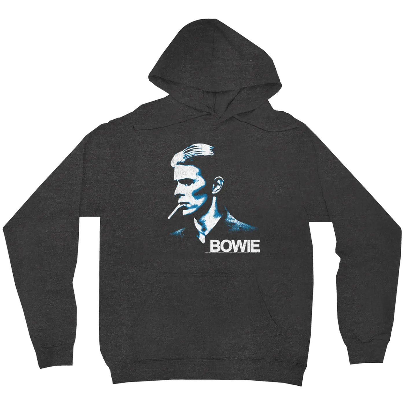 David Bowie Hoodie | Isolar Shadow Album Image Distressed (Merchbar Exclusive) David Bowie Hoodie