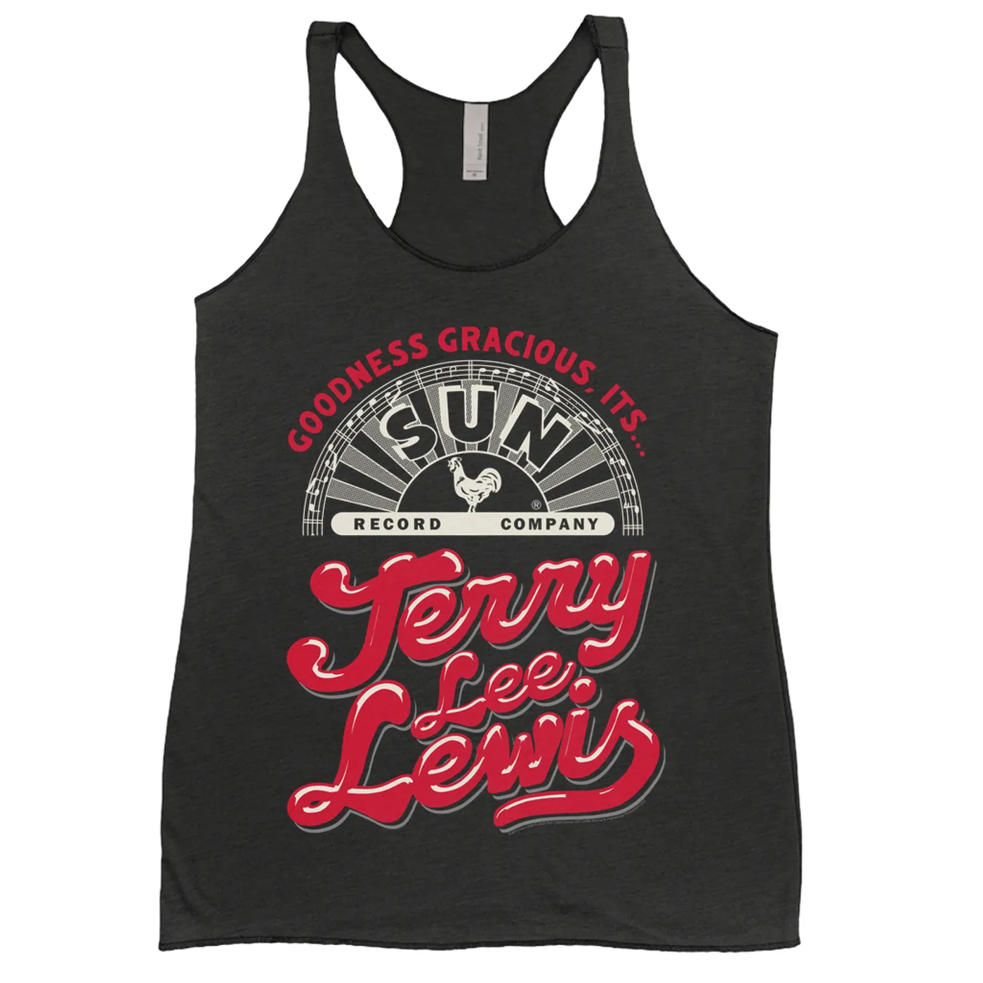 Sun Records Ladies' Tank Top | Goodnees Gracious It's Jerry Lee Lewis Sun Records Shirt