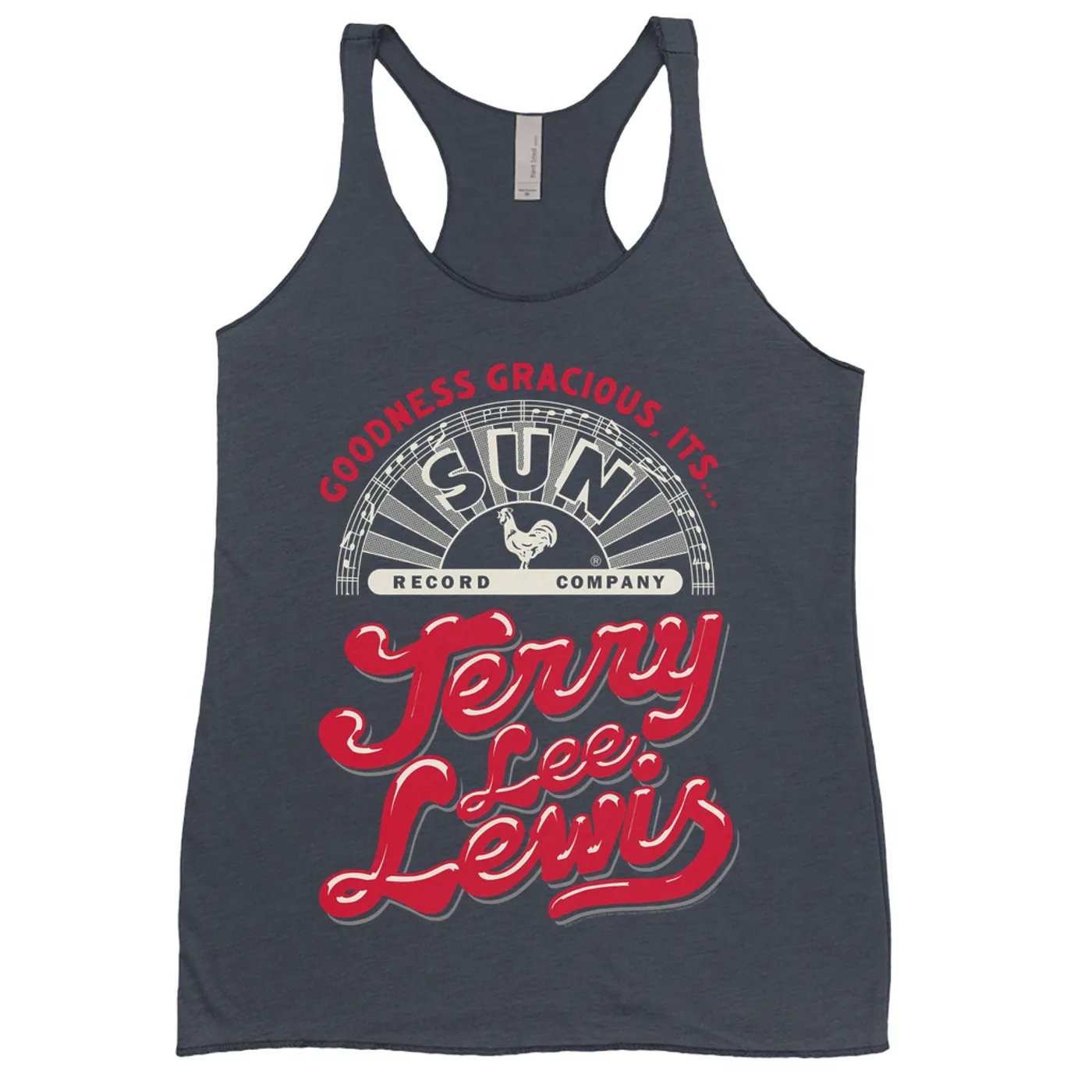 Sun Records Ladies' Tank Top | Goodnees Gracious It's Jerry Lee Lewis Sun Records Shirt
