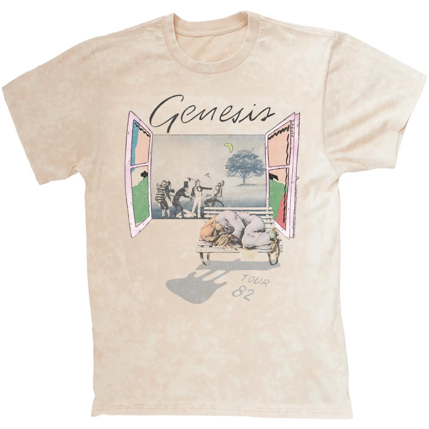 Genesis T-shirt | World Tour 1982 Genesis Mineral Wash Shirt