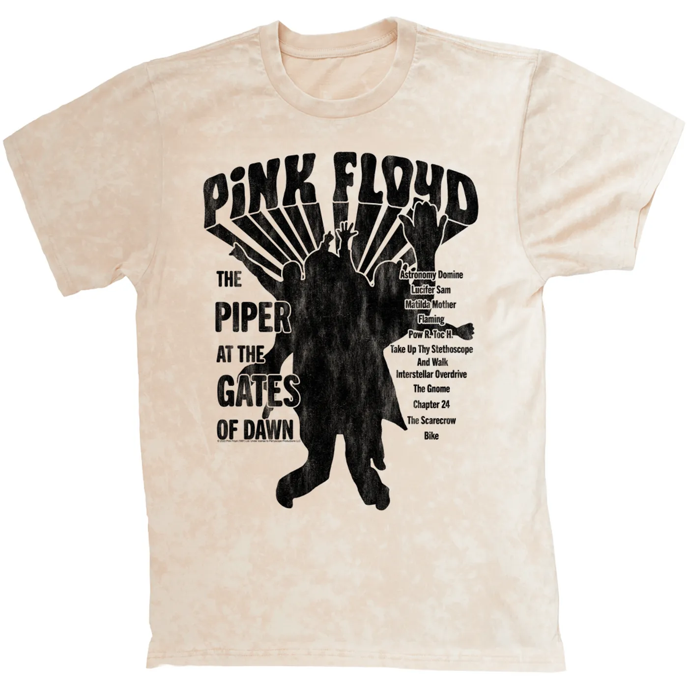 Pink Floyd T-shirt | The Piper At The Gates Of Dawn Promotion Image Pink Floyd Mineral Wash Shirt