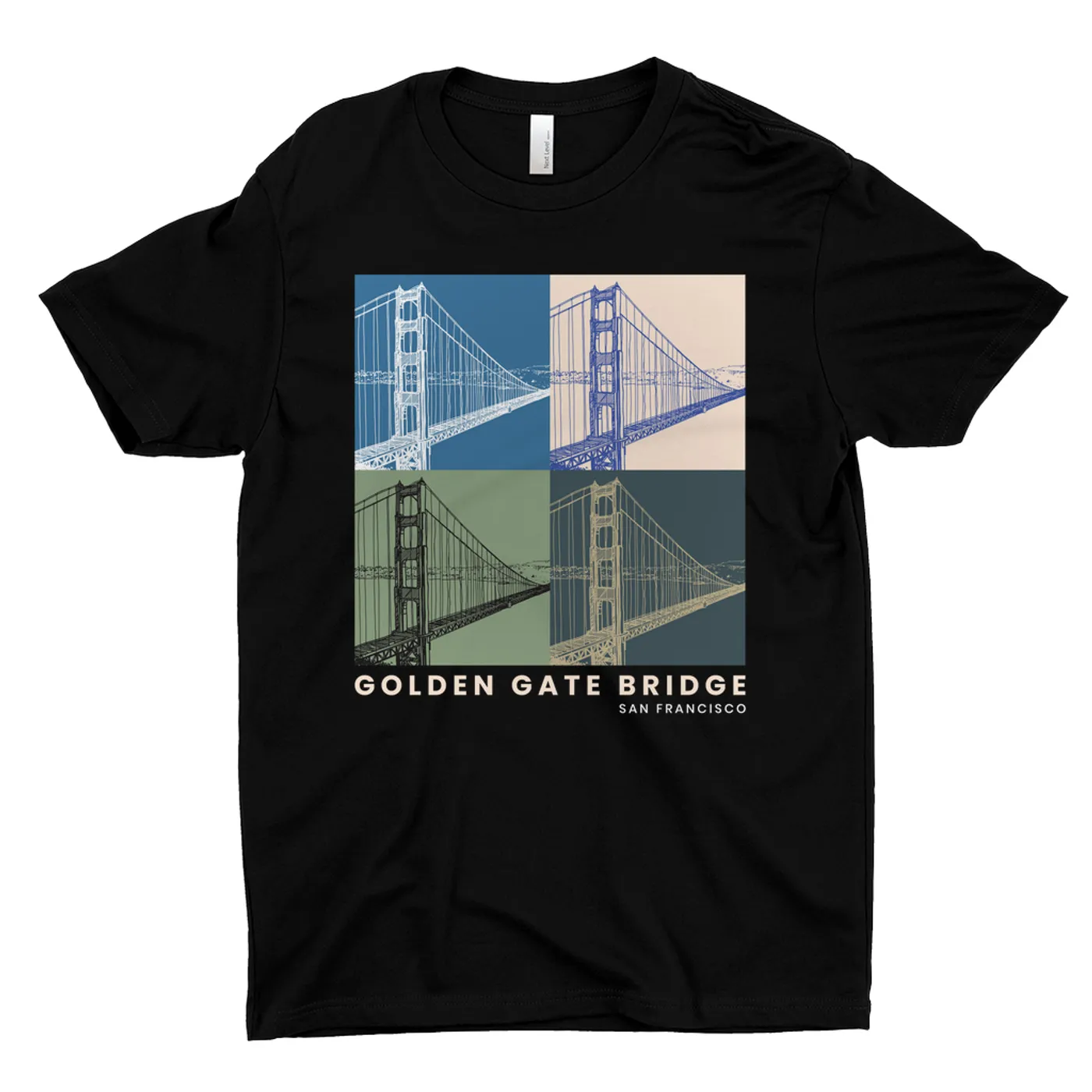 Merchbar Famous Landmarks T-Shirt | Golden Gate Bridge Merchbar Famous Landmarks Shirt