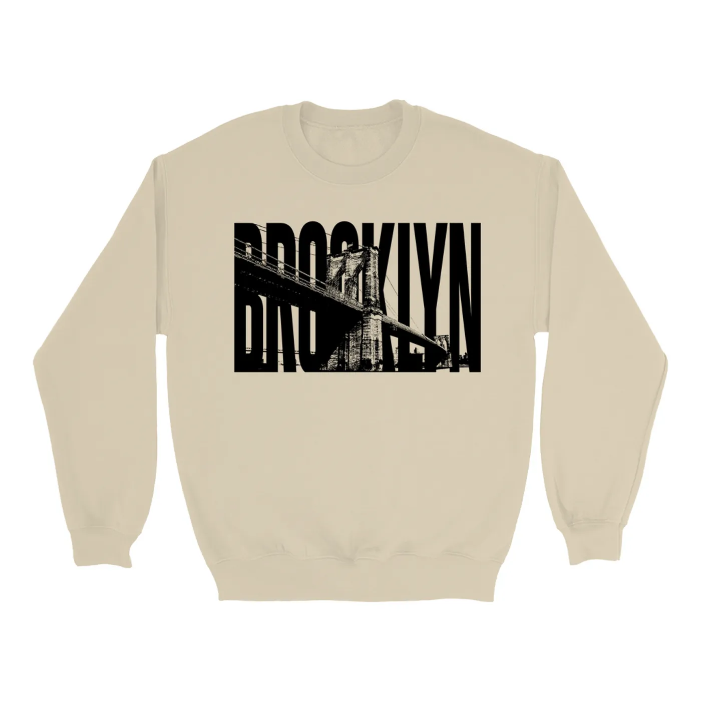 Merchbar Famous Landmarks Sweatshirt | Brooklyn Bridge, NYC Merchbar Famous Landmarks Shirt