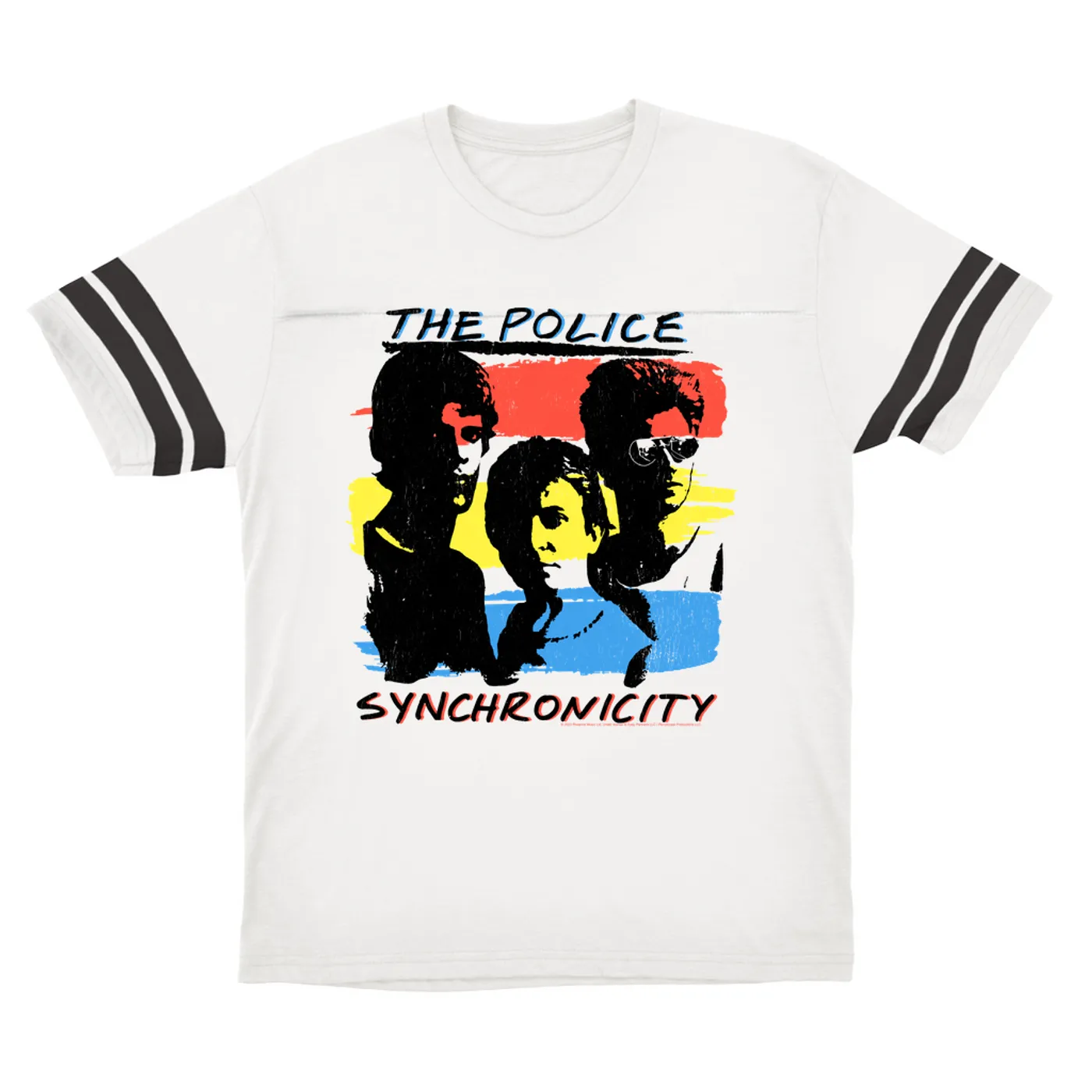 The Police T-Shirt | Synchronicity Colorful Album Design (Merchbar Exclusive) The Police Football Shirt