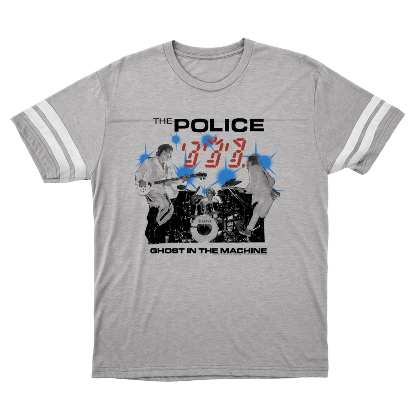 The Police T-Shirt | Live On Stage Ghost In The Machine The Police Football Shirt