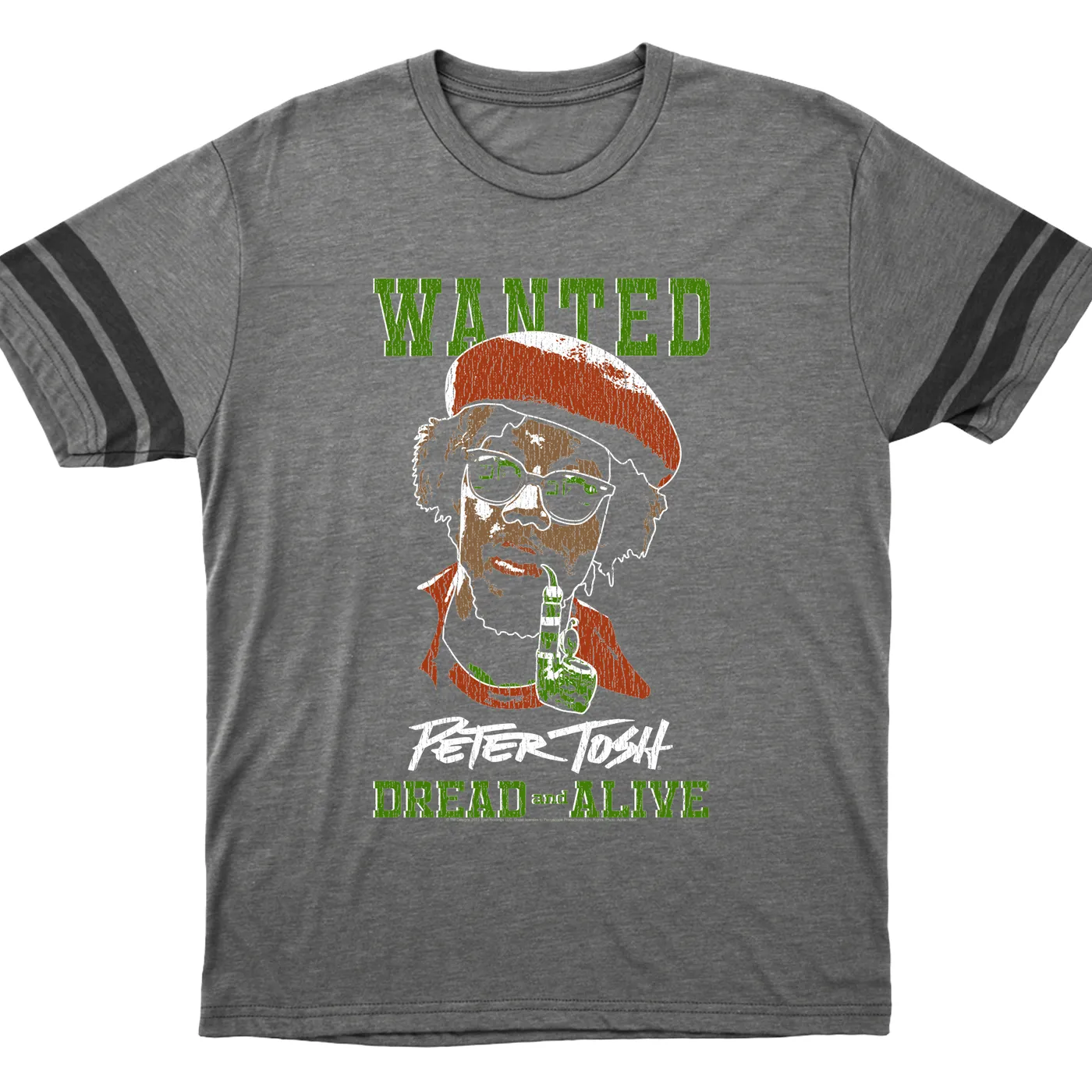 Peter Tosh T-Shirt | Wanted Dread And Live (Merchbar Exclusive) Peter Tosh Football Shirt