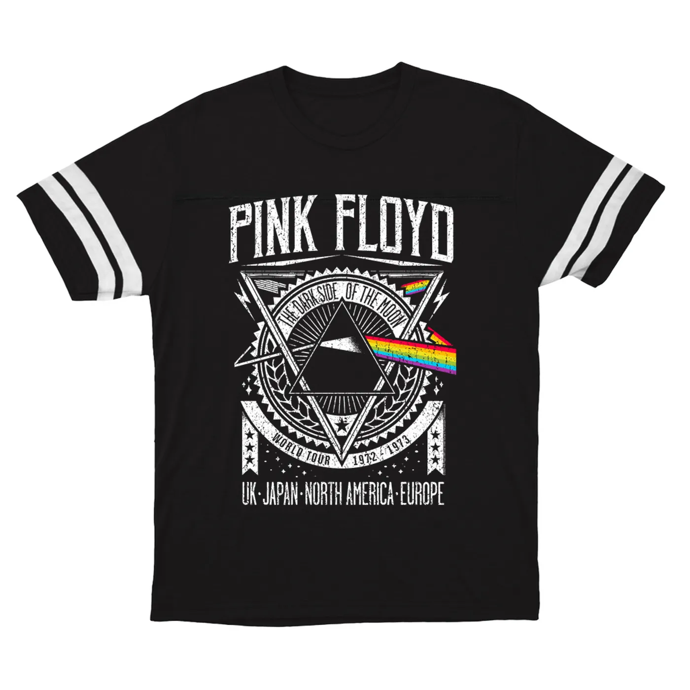 Pink Floyd T-Shirt | Dark Side Of The Moon World Tour 1972-1973 Pink Floyd Football Shirt