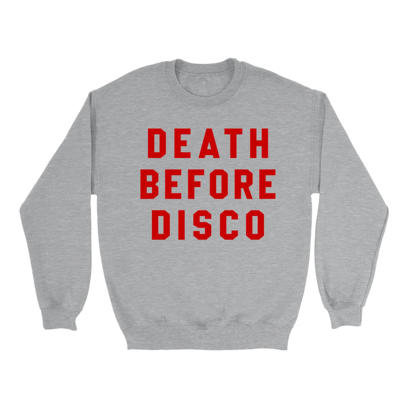 Pop Culture Sweatshirt | Death Before Disco Inspired By Stripes Pop Culture Sweatshirt