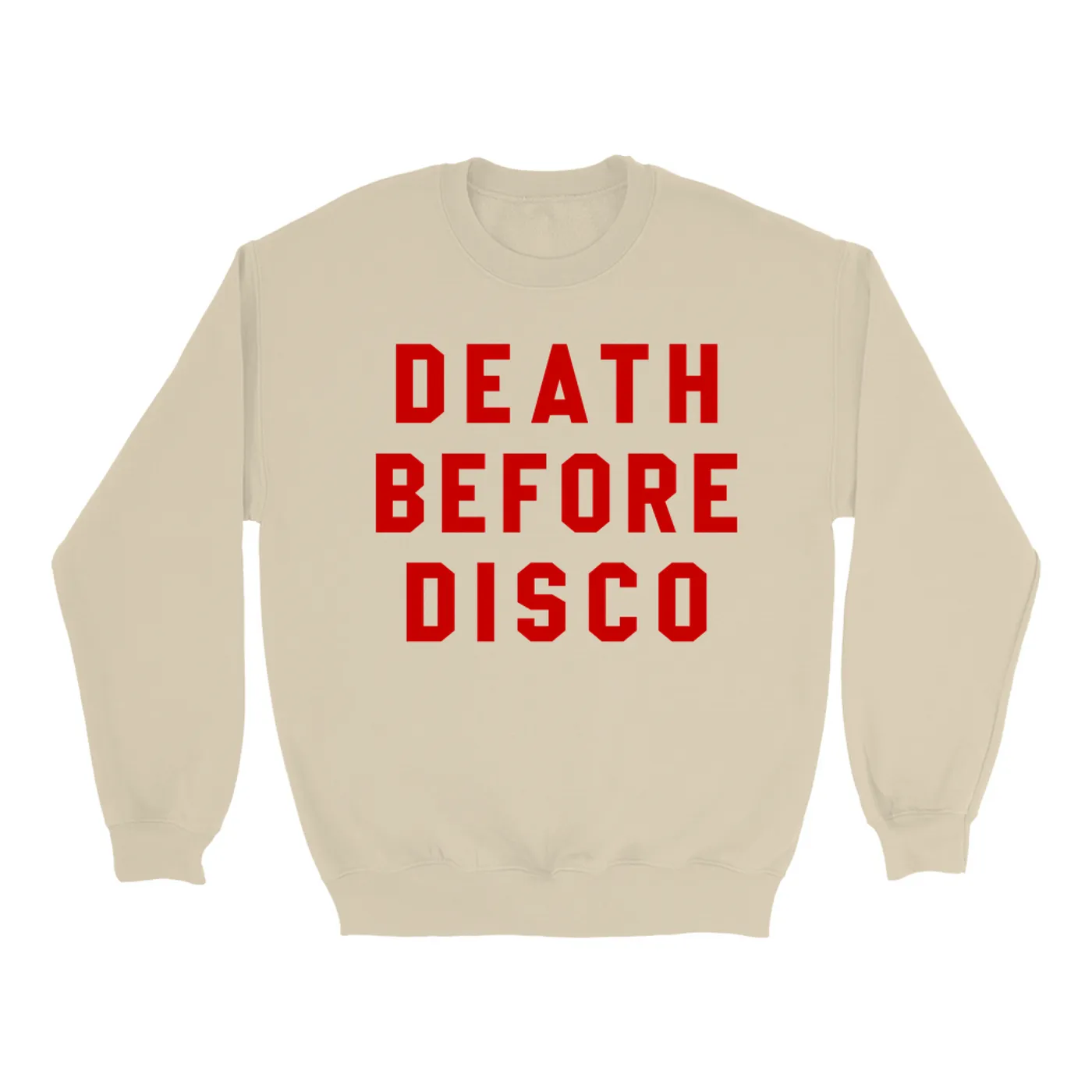 Pop Culture Sweatshirt | Death Before Disco Inspired By Stripes Pop Culture Sweatshirt
