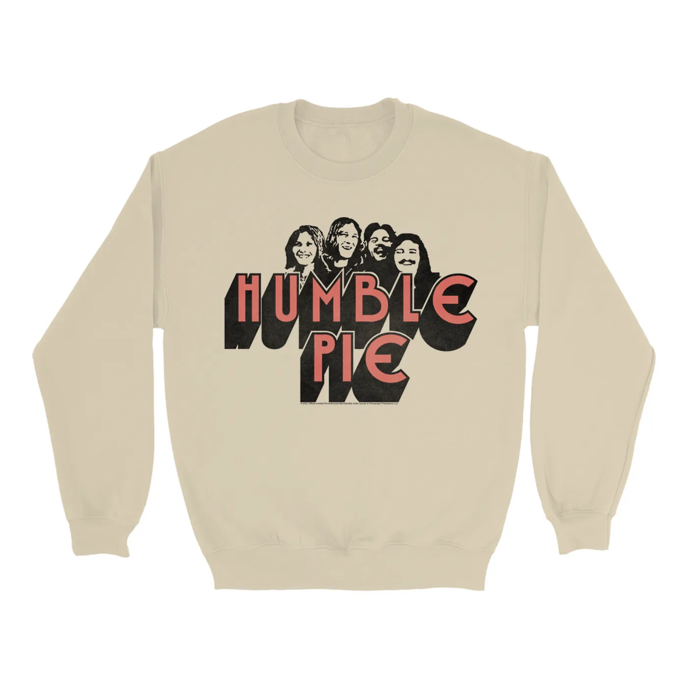 Humble Pie Sweatshirt | Group Image Poster Design Humble Pie Sweatshirt
