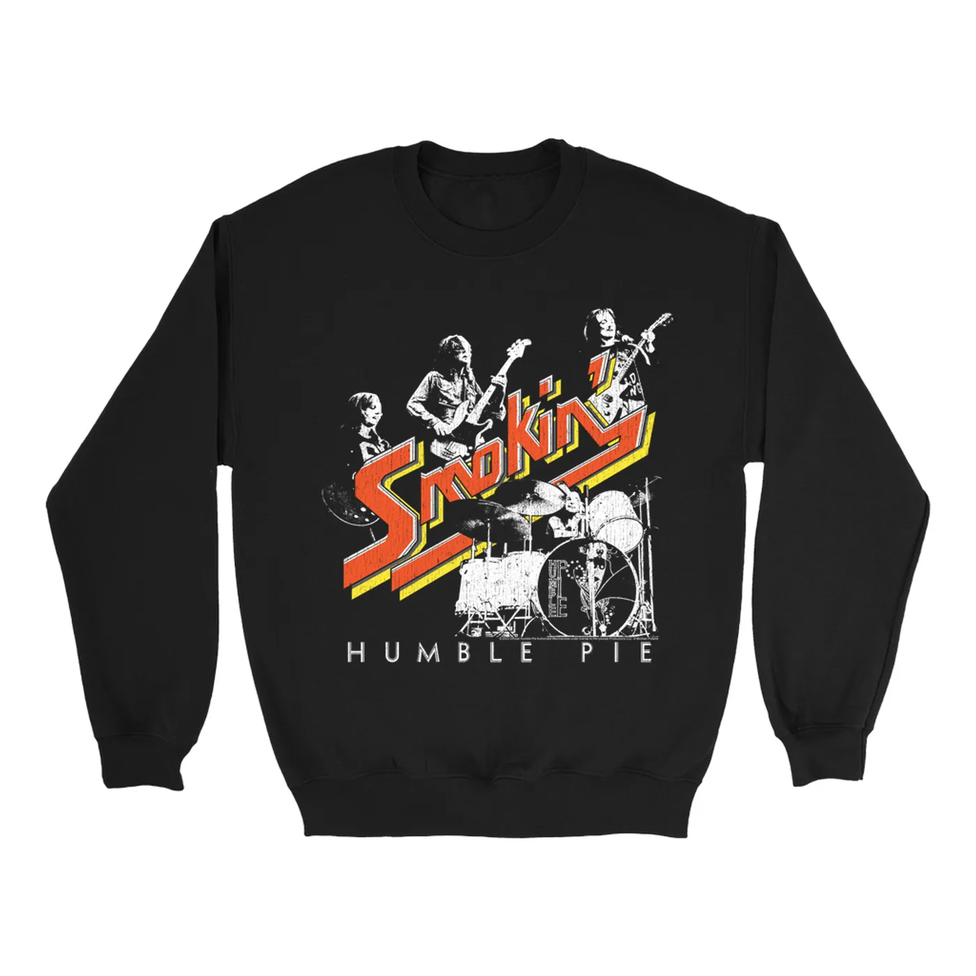 Humble Pie Sweatshirt | Smokin' Performance Live Distressed (Merchbar Exclusive) Humble Pie Sweatshirt