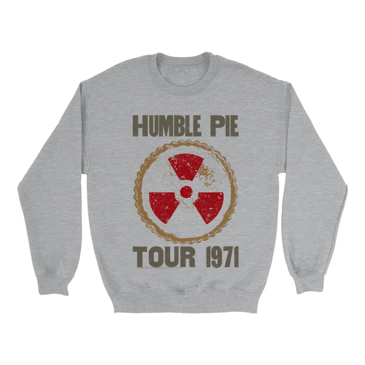 Humble Pie Sweatshirt | Tour 1971 Distressed Humble Pie Sweatshirt