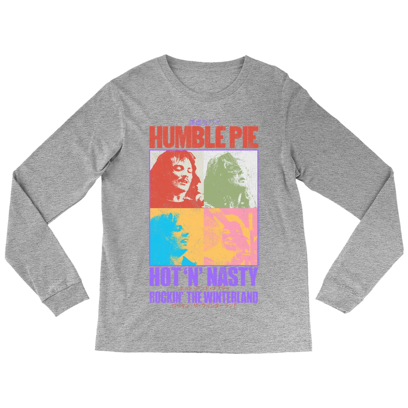 Humble Pie Long Sleeve Shirt | Rockin' The Winterland Distressed (Merchbar Exclusive) Humble Pie Shirt