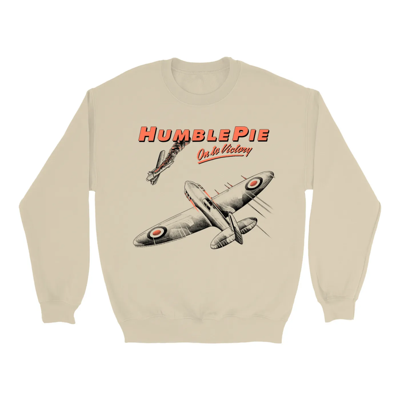 Humble Pie Sweatshirt | On To Victory Album Design Humble Pie Sweatshirt