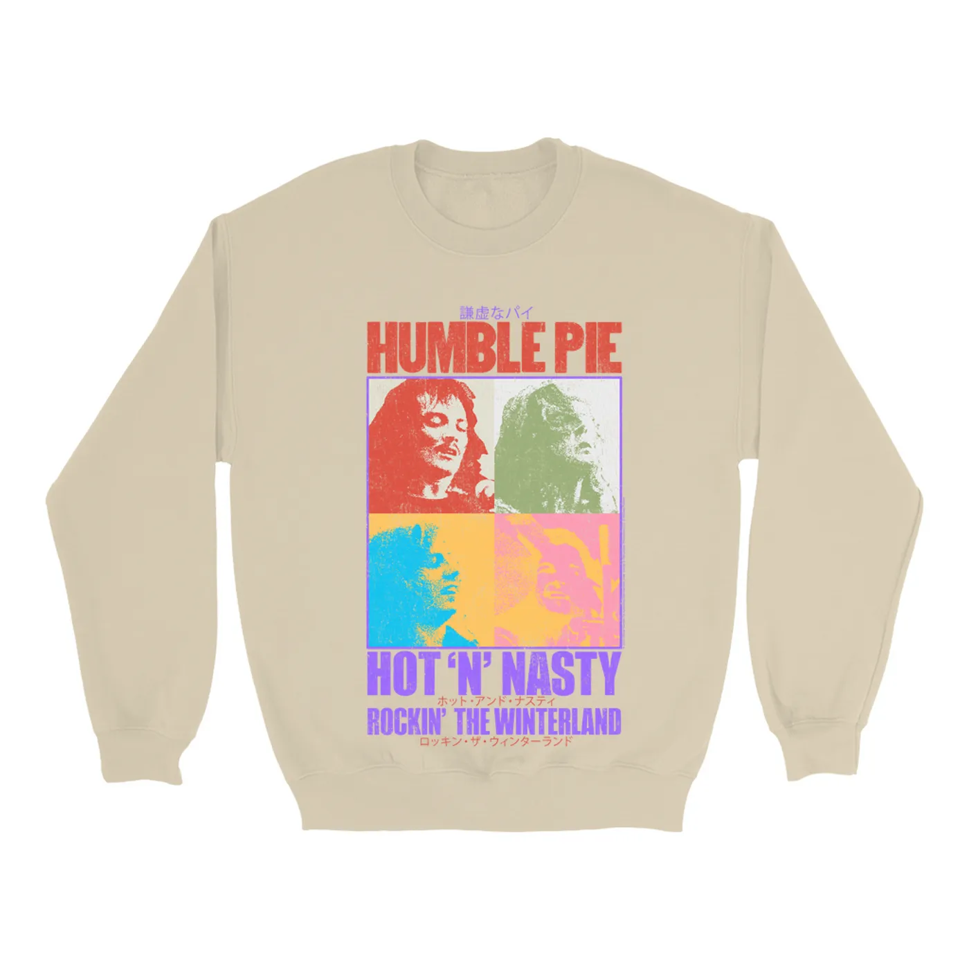 Humble Pie Sweatshirt | Rockin' The Winterland Distressed (Merchbar Exclusive) Humble Pie Sweatshirt