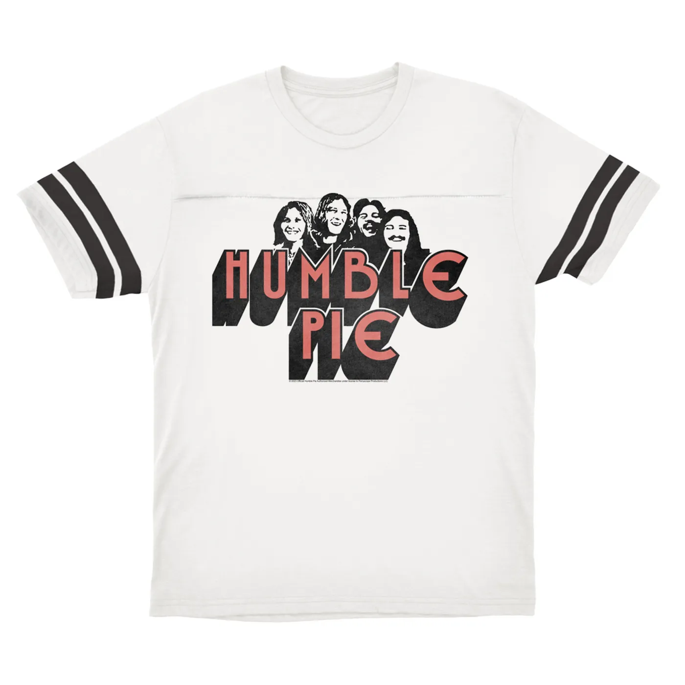 Humble Pie T-Shirt | Group Image Poster Design Humble Pie Football Shirt