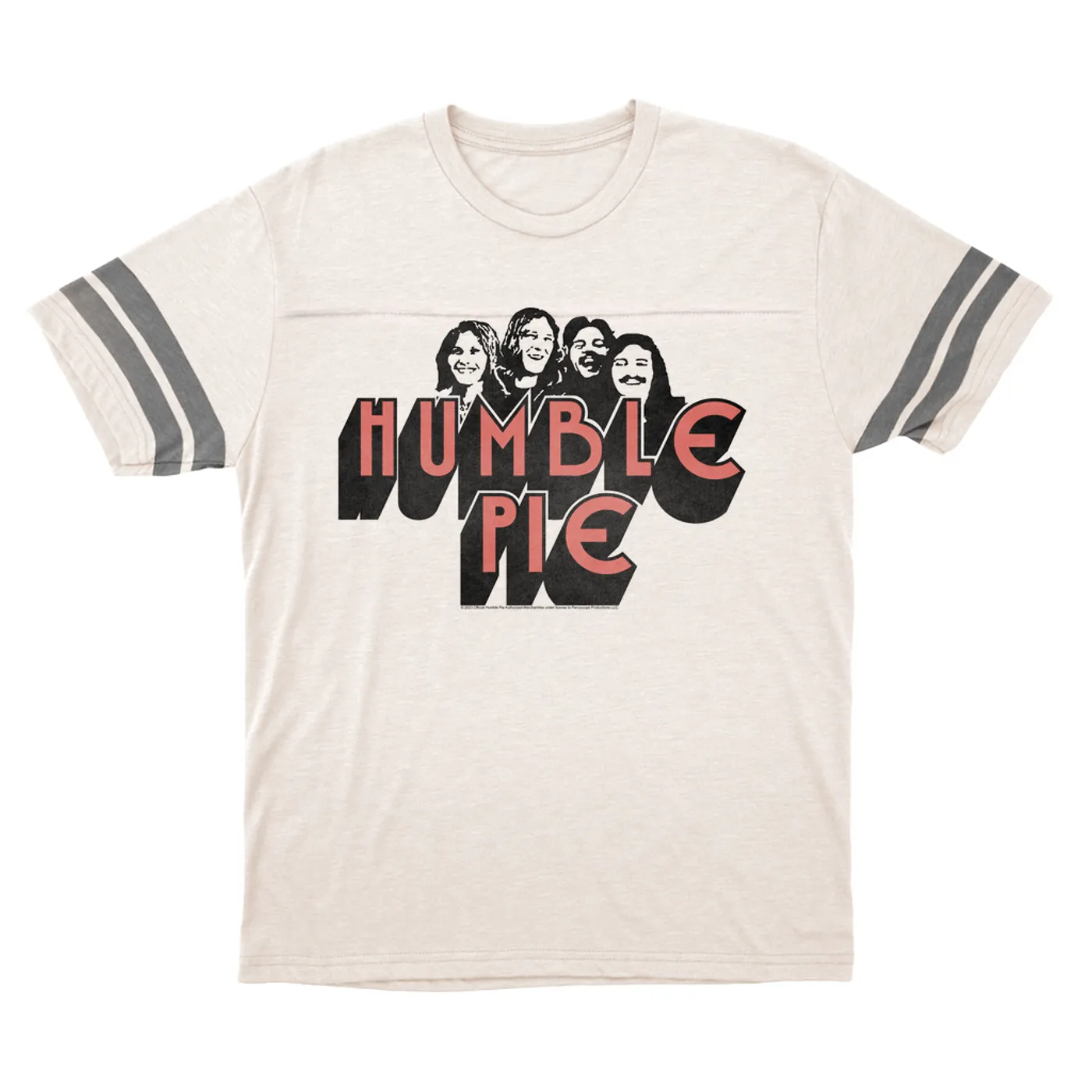 Humble Pie T-Shirt | Group Image Poster Design Humble Pie Football Shirt