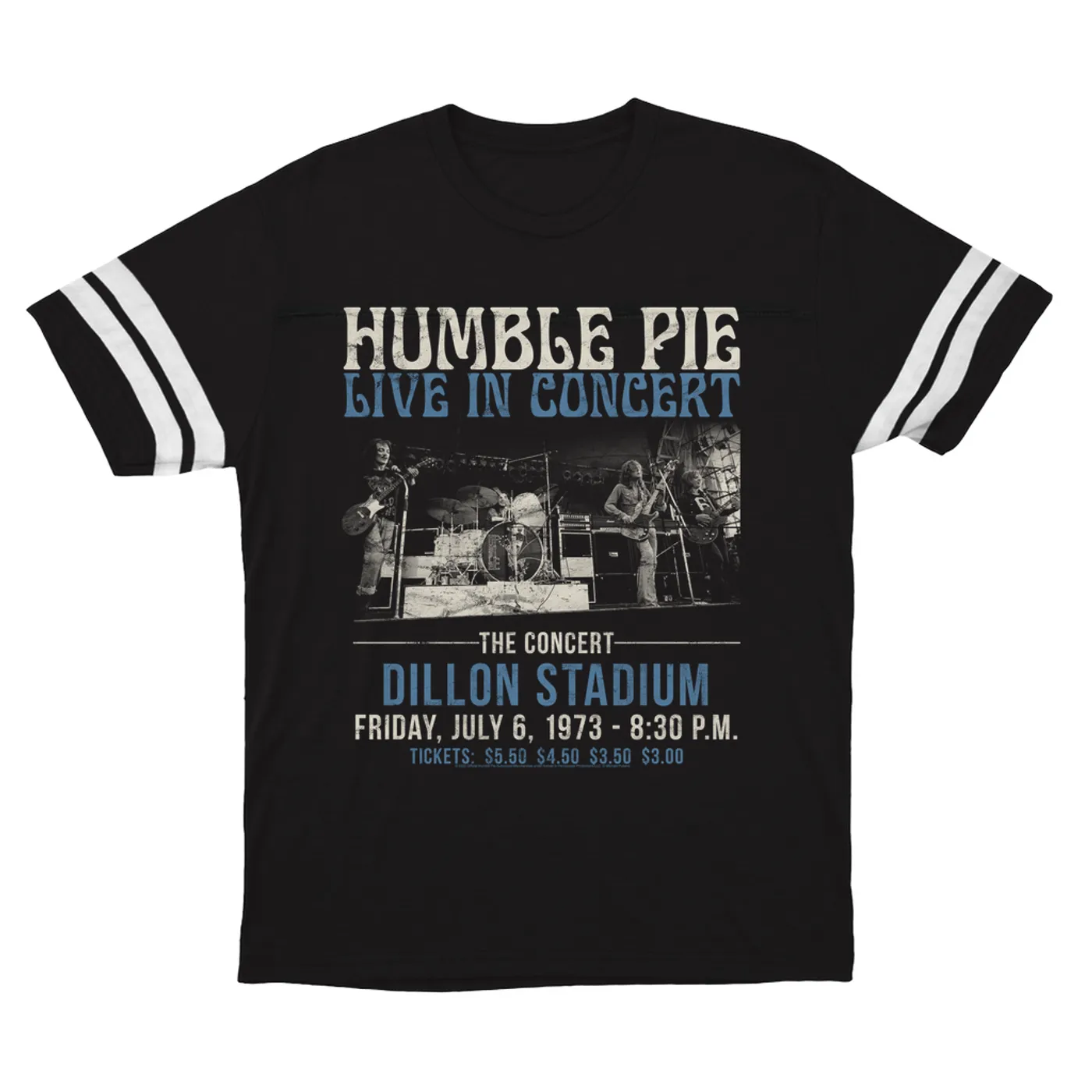 Humble Pie T-Shirt | Dillion Stadium Live In Concert (Merchbar Exclusive) Humble Pie Football Shirt
